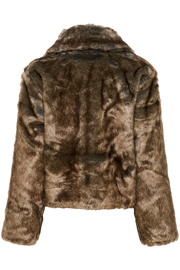 Carol Fur Jacket - Falcon
