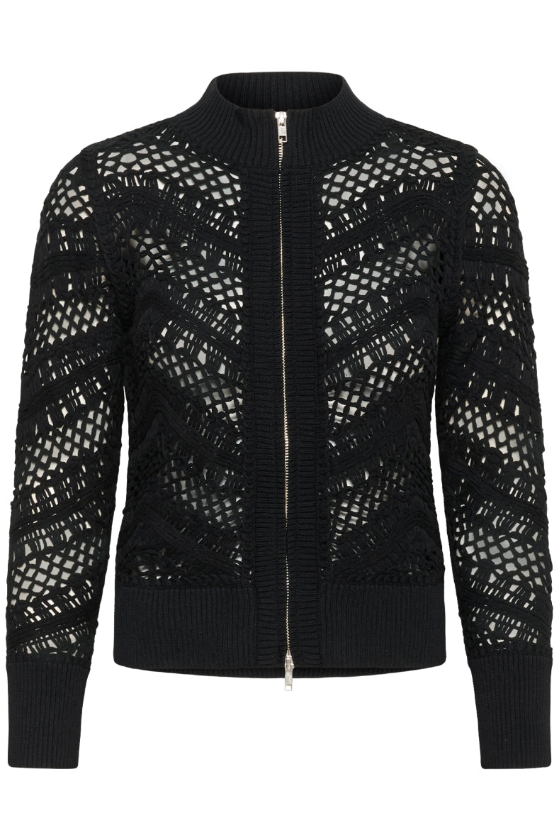 Karen by Simonsen Eudora Lace Cardigan - Meteorite
