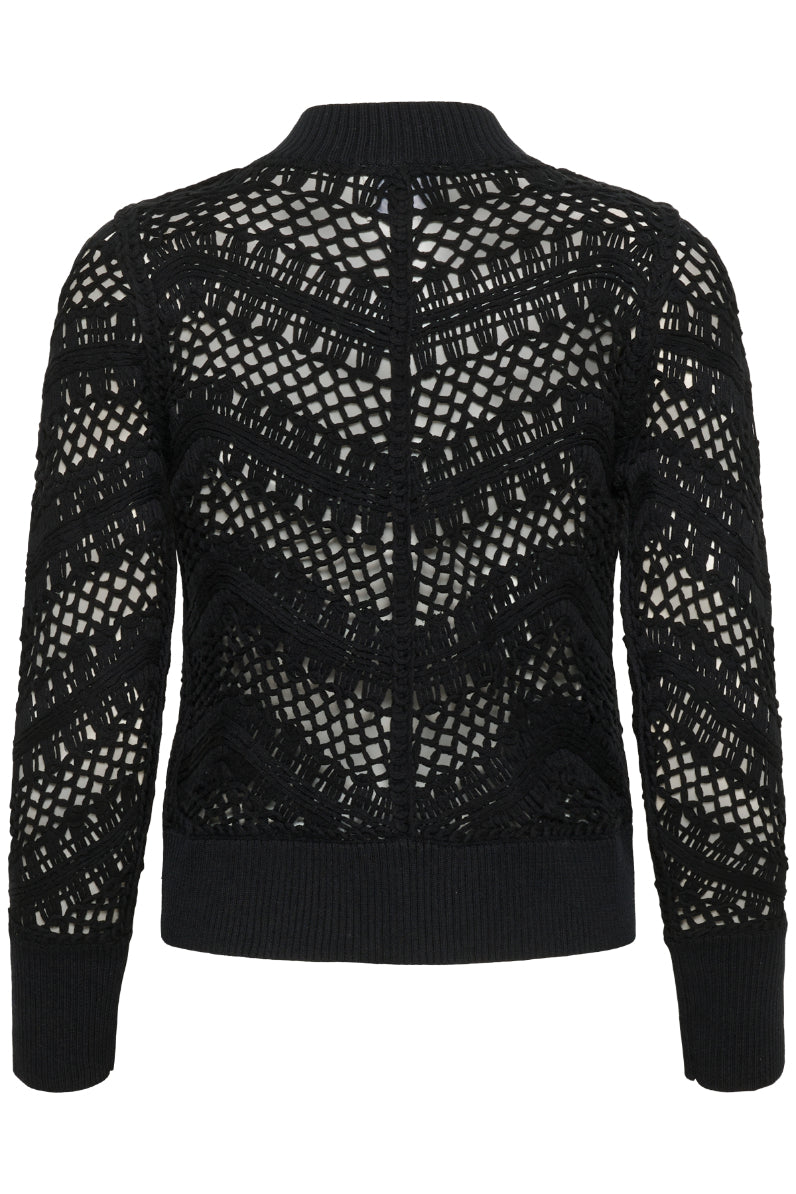 Karen by Simonsen Eudora Lace Cardigan - Meteorite