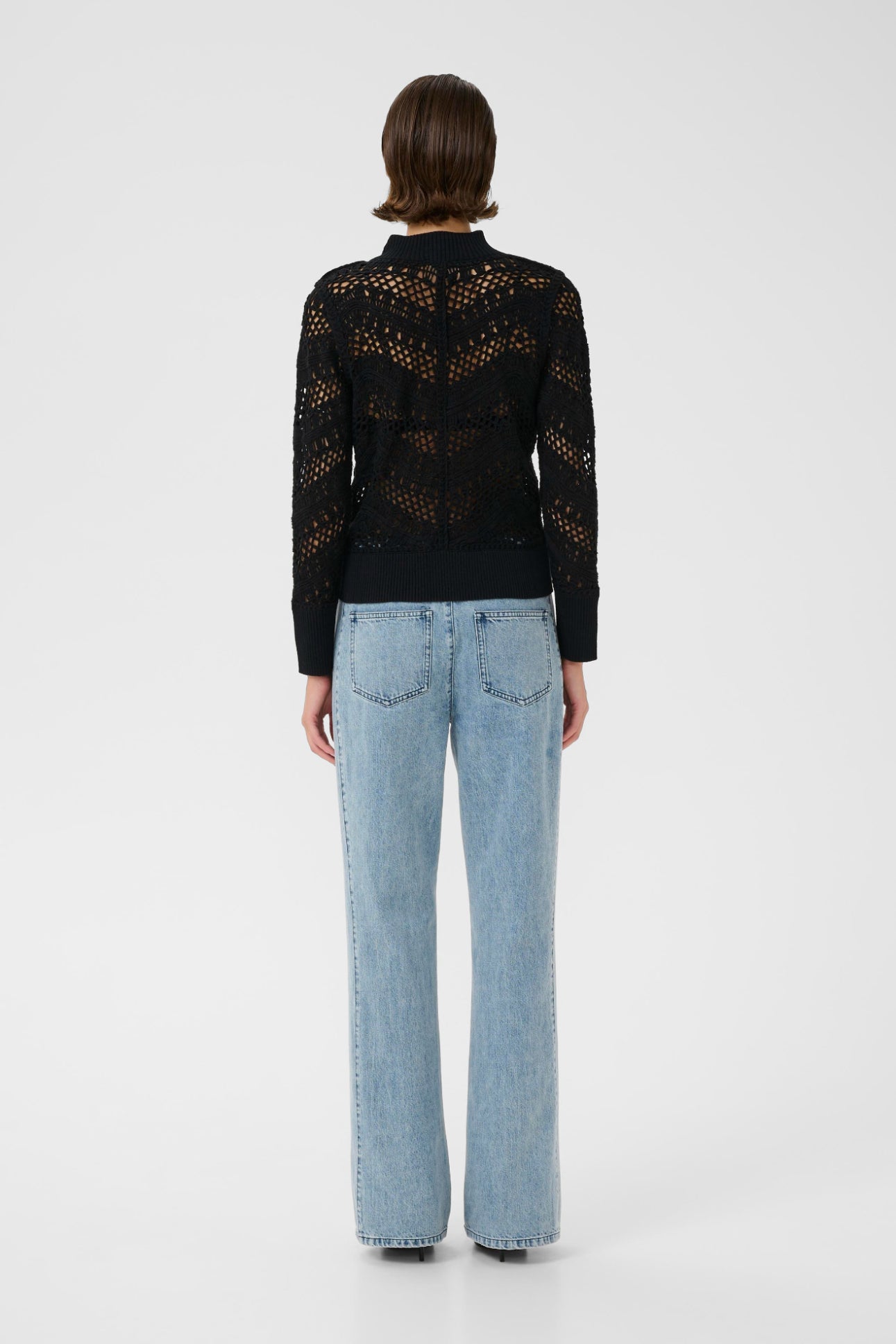 Karen by Simonsen Eudora Lace Cardigan - Meteorite