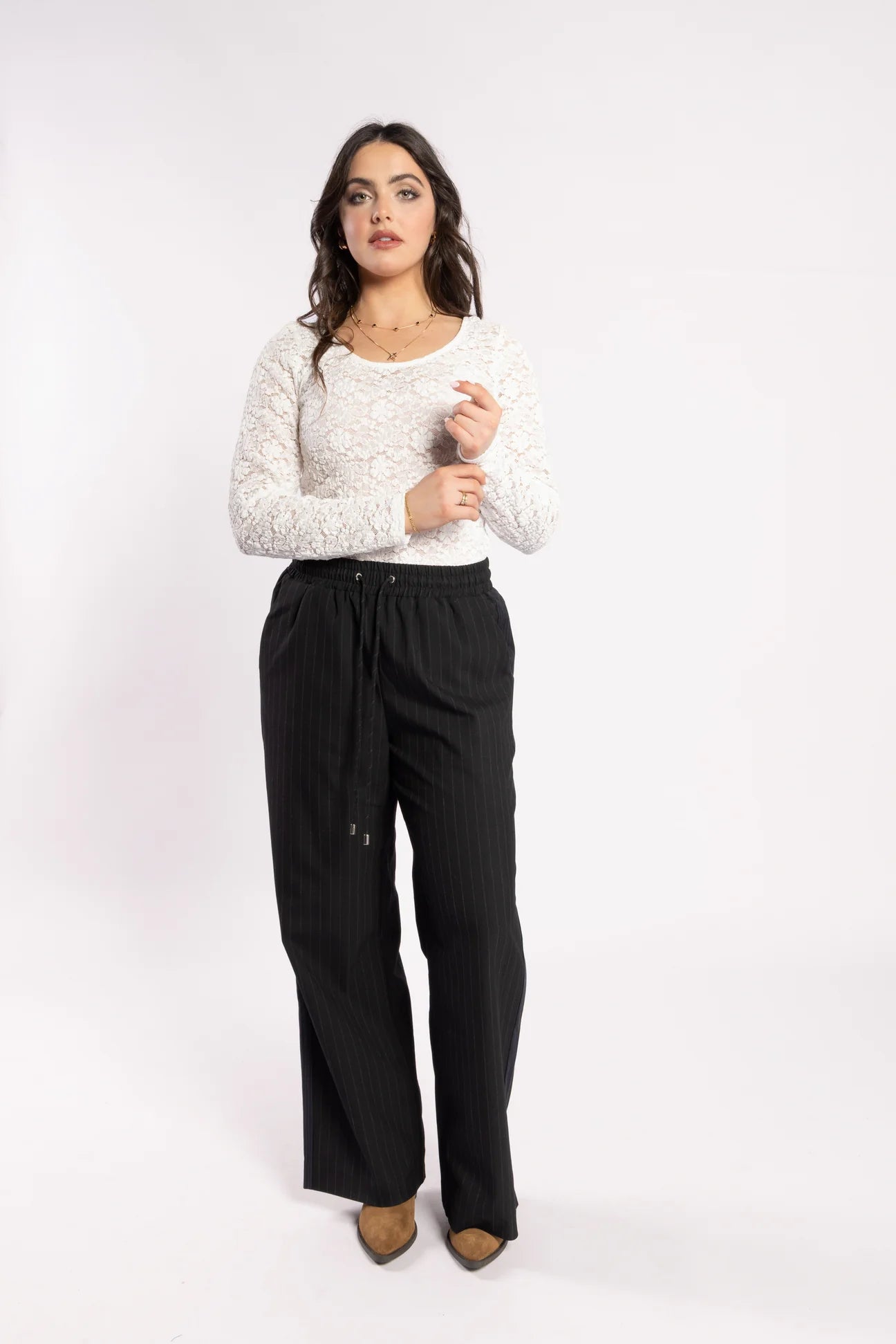 Drama The Label Lake Pant – Noir Stripe