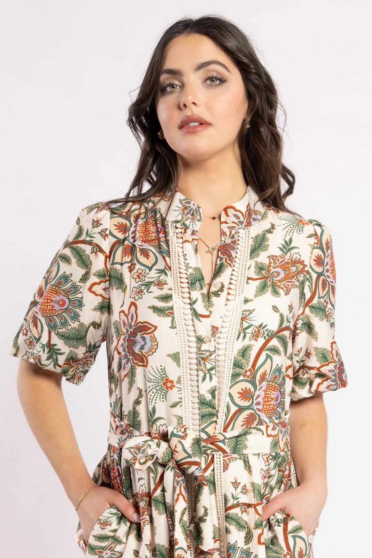 The Charlotte Dress – Del Ray Cream