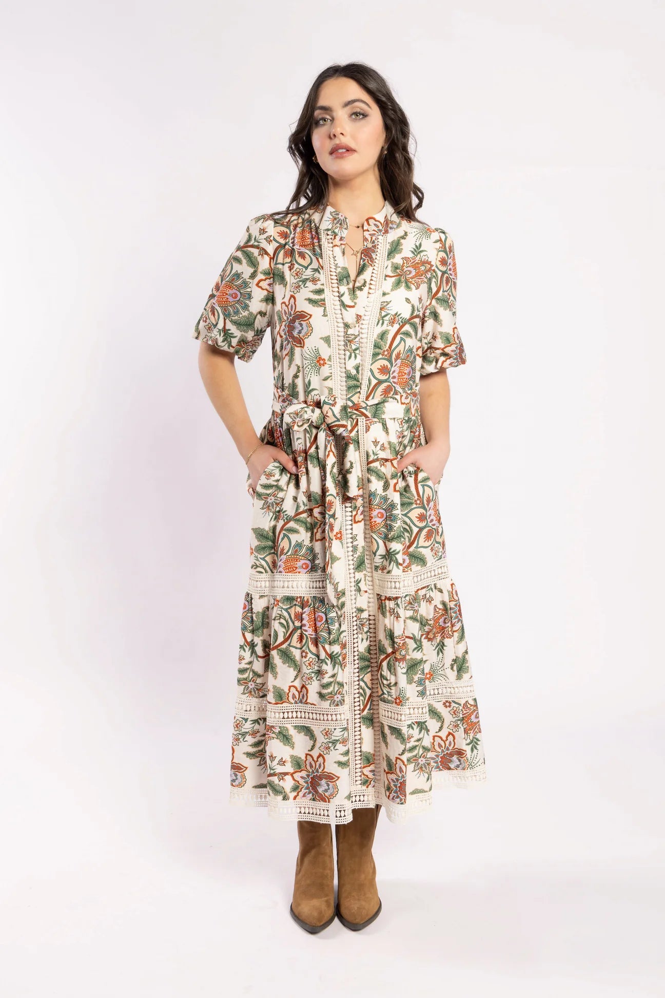 The Charlotte Dress – Del Ray Cream