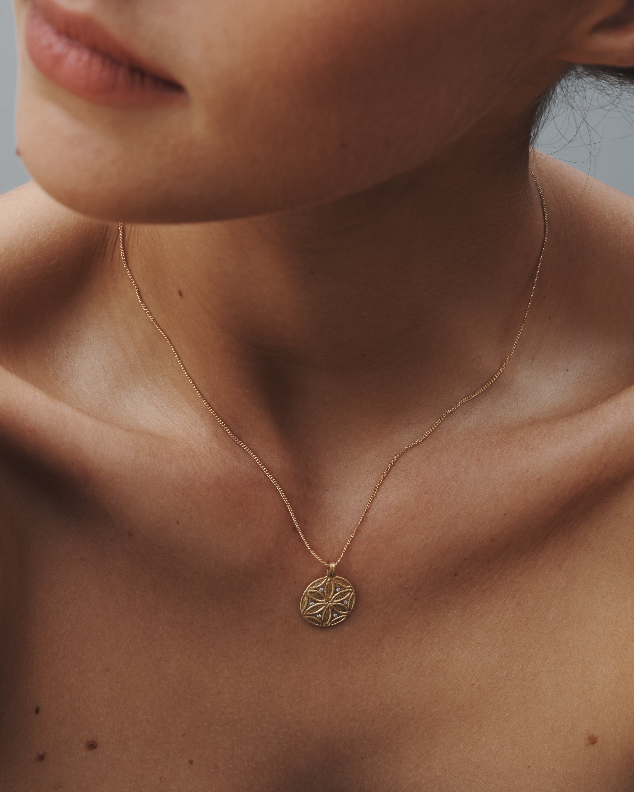 Seed of Life Necklace - 18K Gold Vermeil