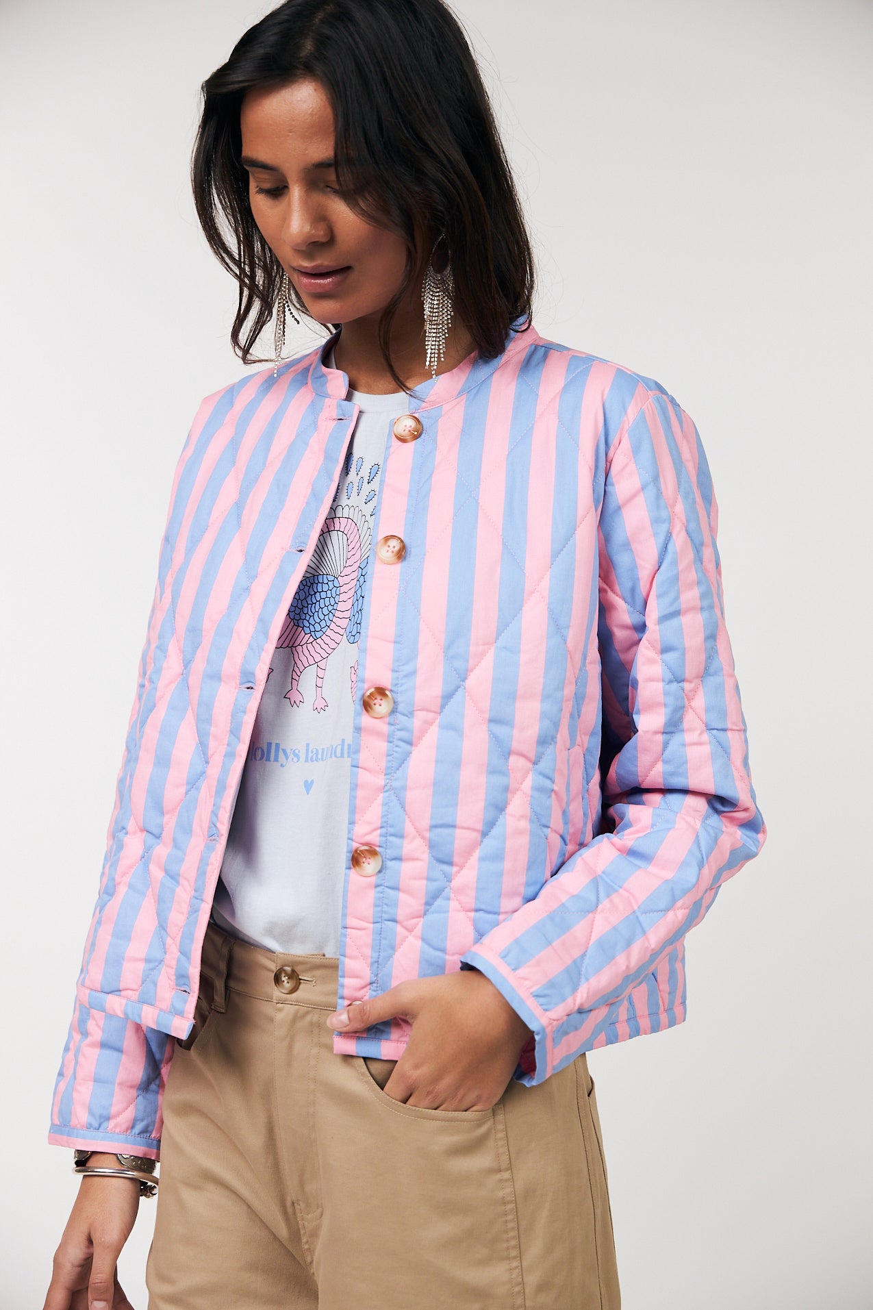 Lollys Laundry Emilia Jacket - Stripe