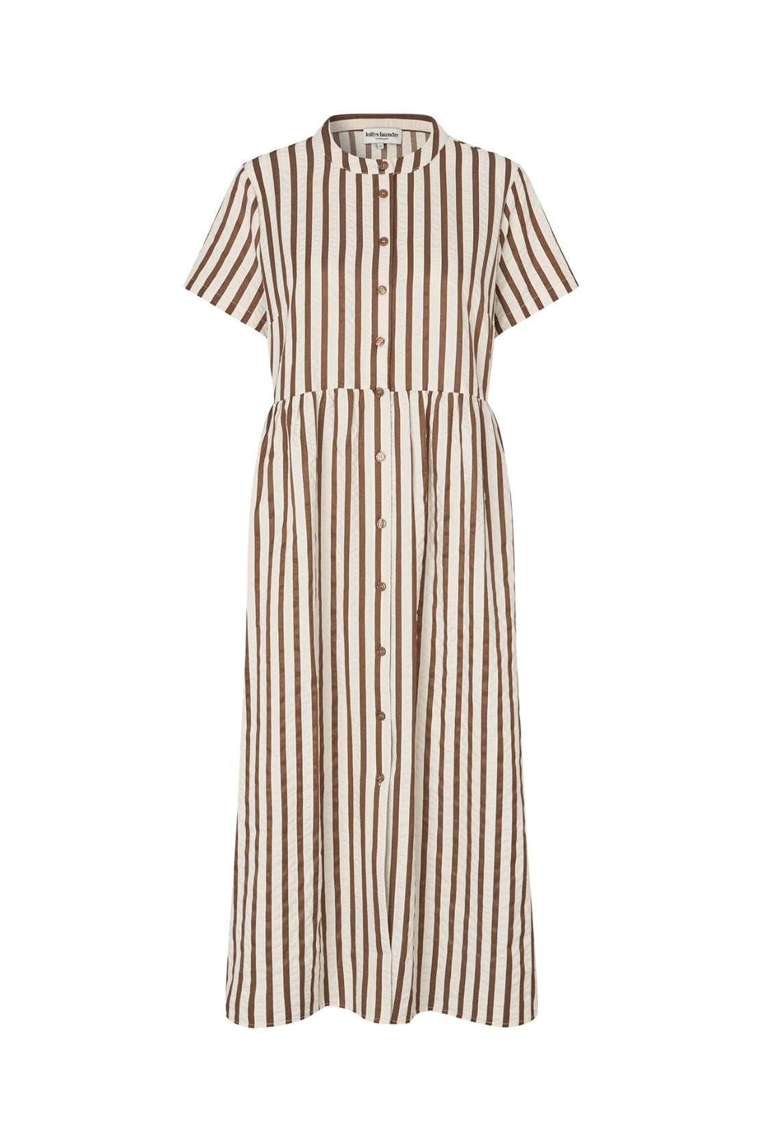 Lollys Laundry Aliya Maxi Dress - Dark Mokka