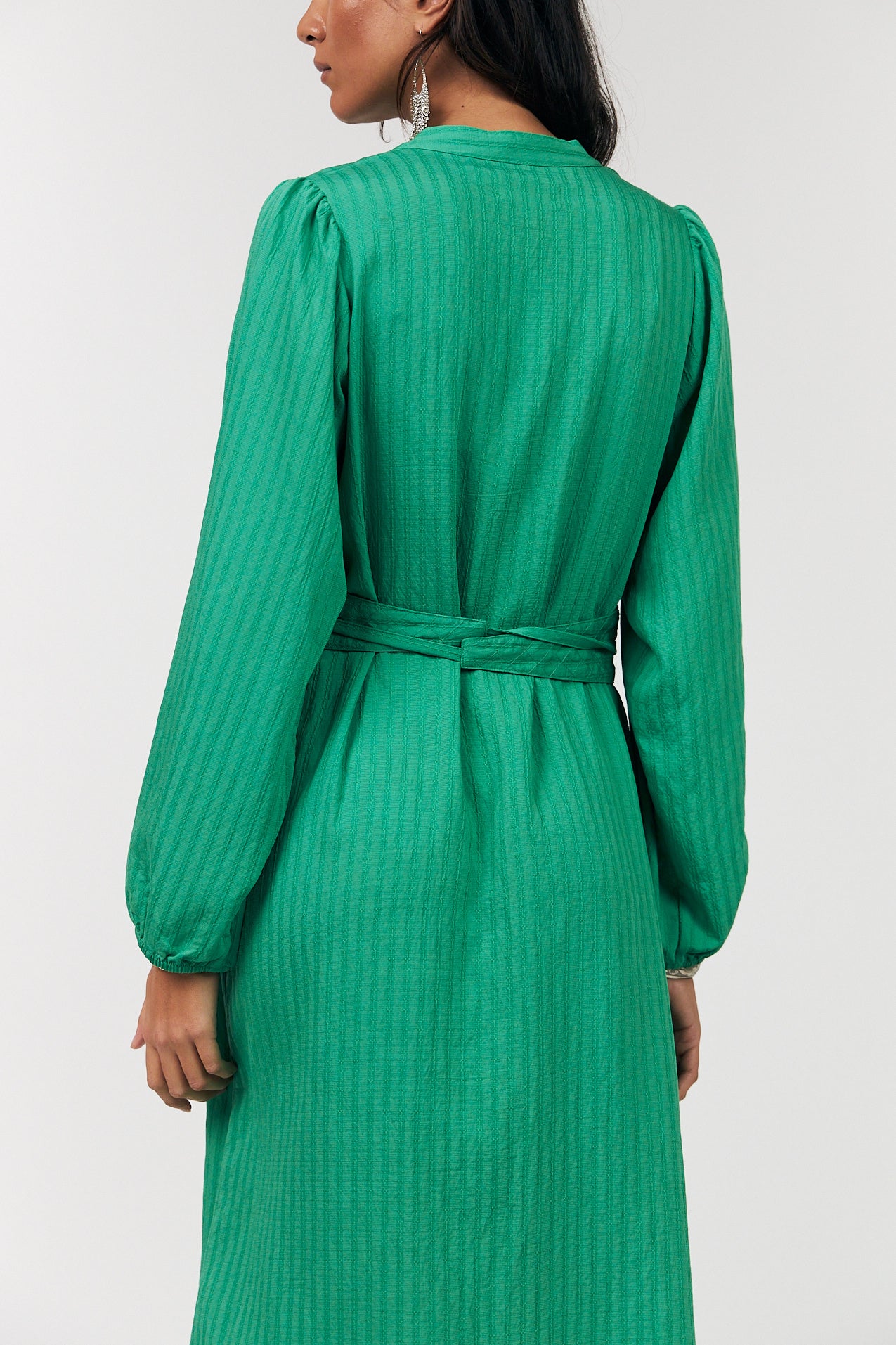 Lollys Laundry Paris Midi Dress - Green