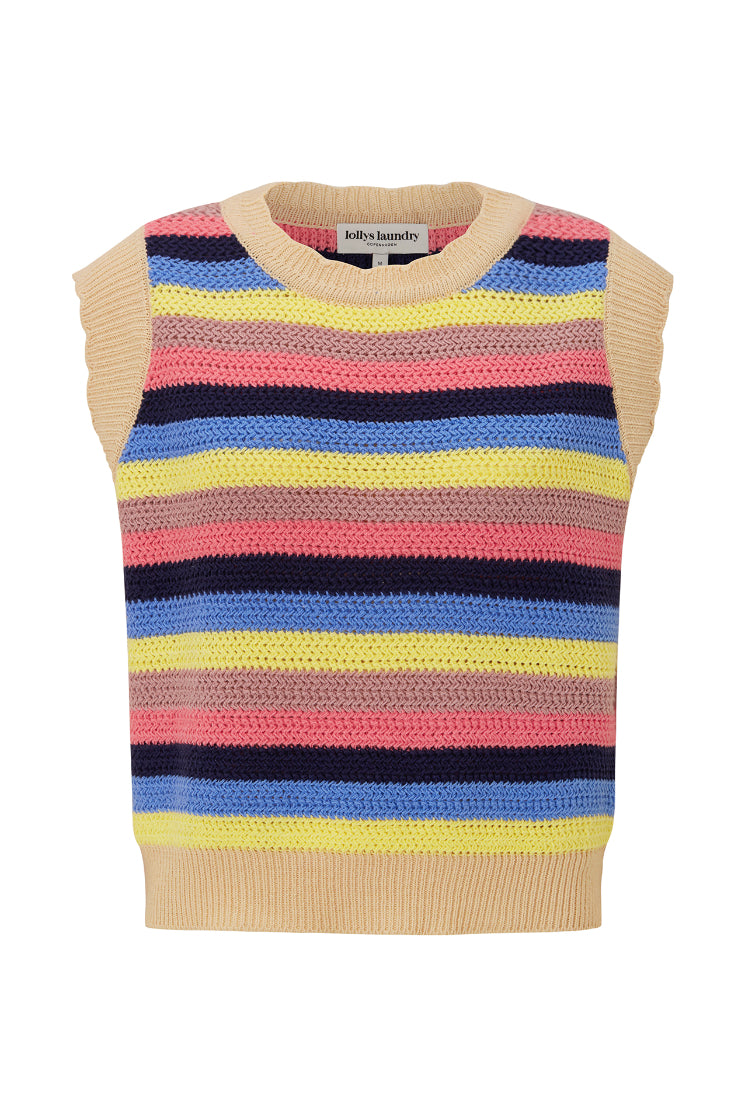 Lollys Laundry Chicago Knit Vest - Multi