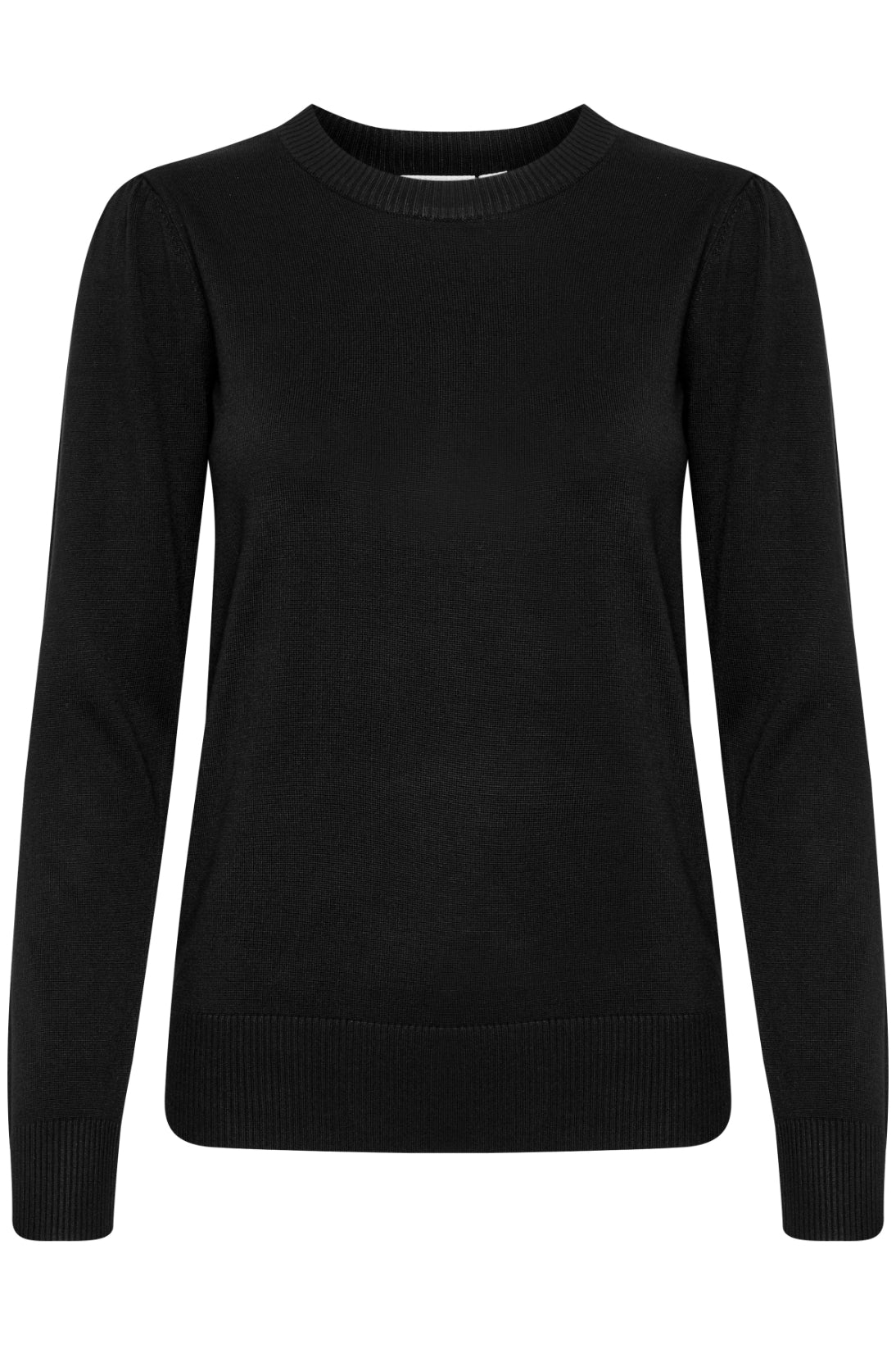Mila Long Sleeve Pullover - Black
