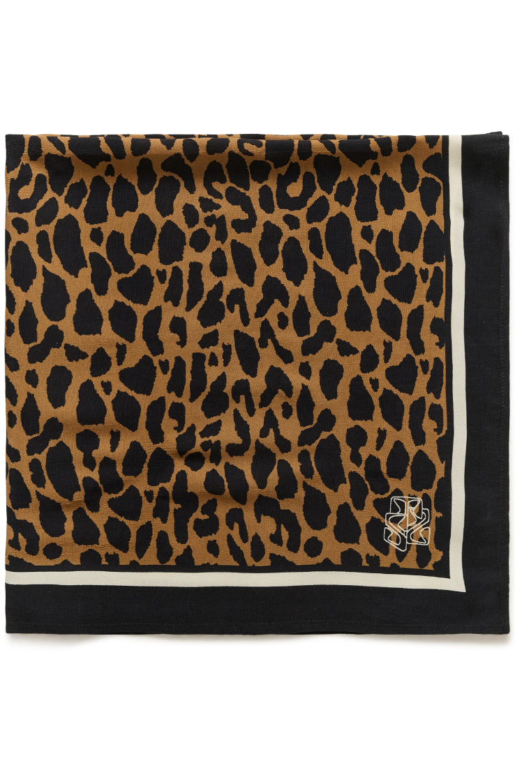 Priscilla Scarf – Tiger's Eye Spotty Leopard