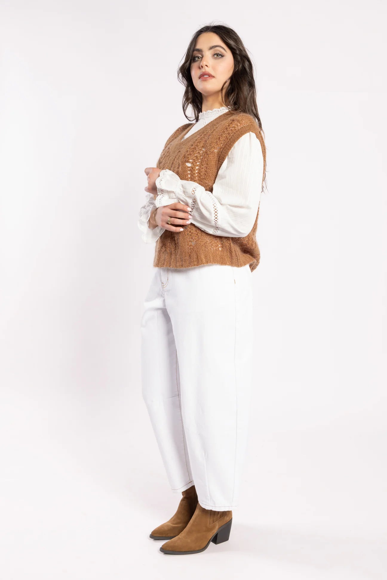 Fliss Vest - Chestnut