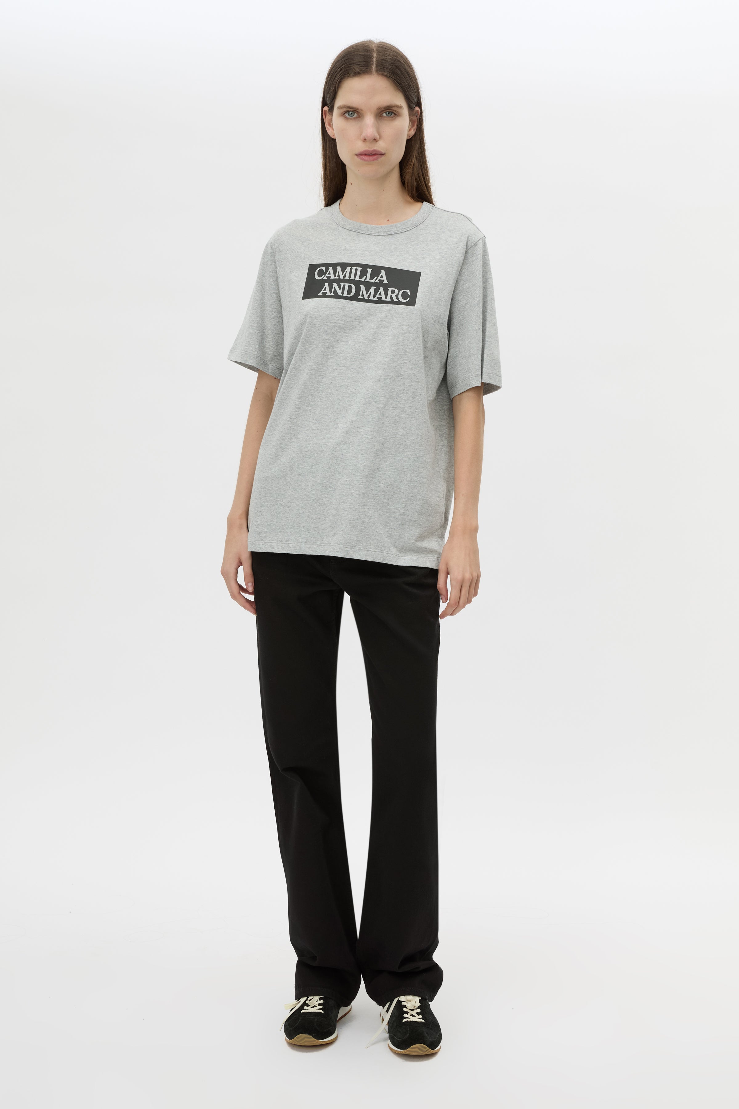 Carmont Graphic Tee - Grey Marle