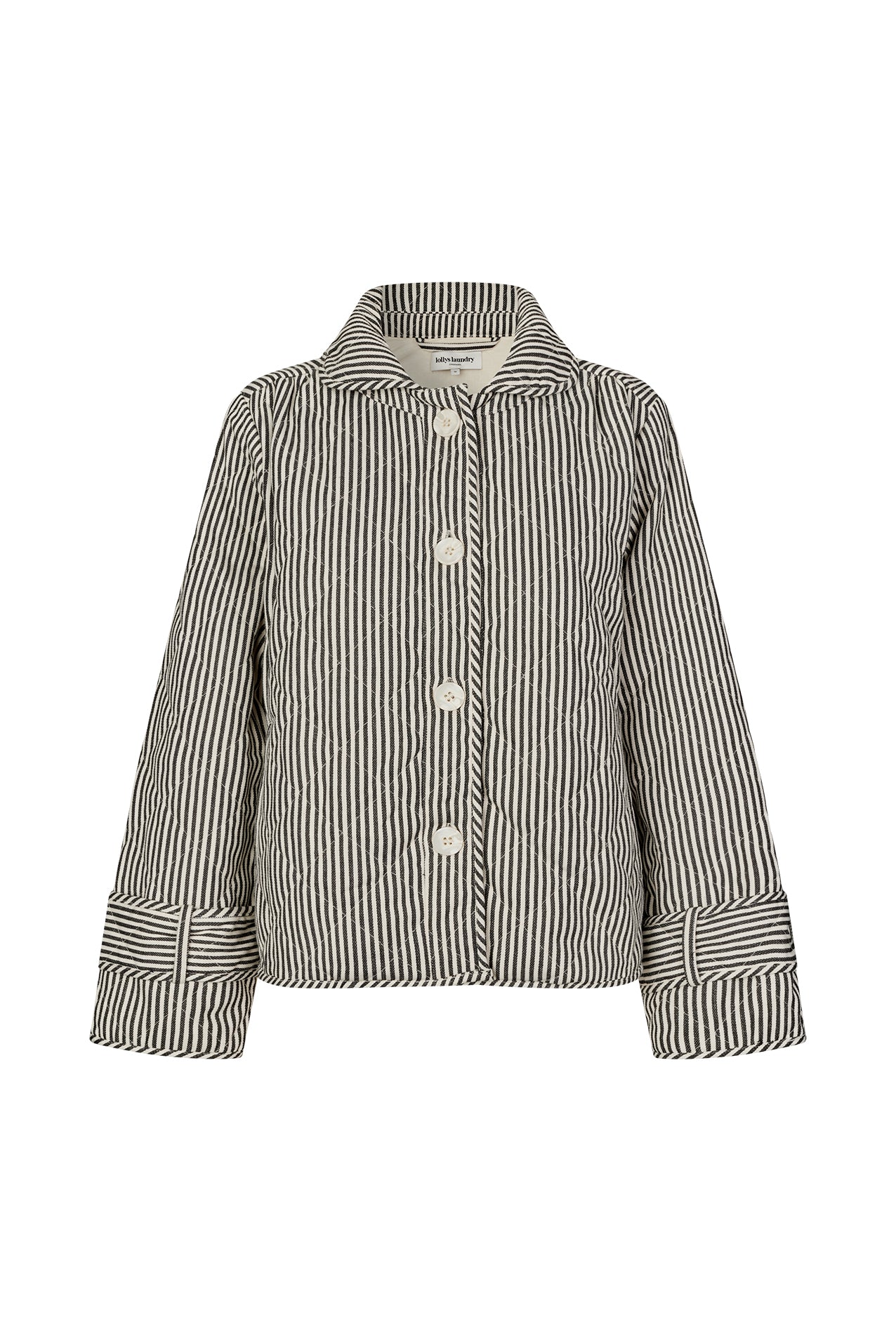 Viola Jacket – Black / Cream Stripe