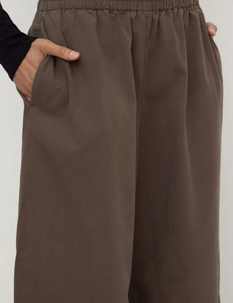 Lola Barrel Pant - Bark