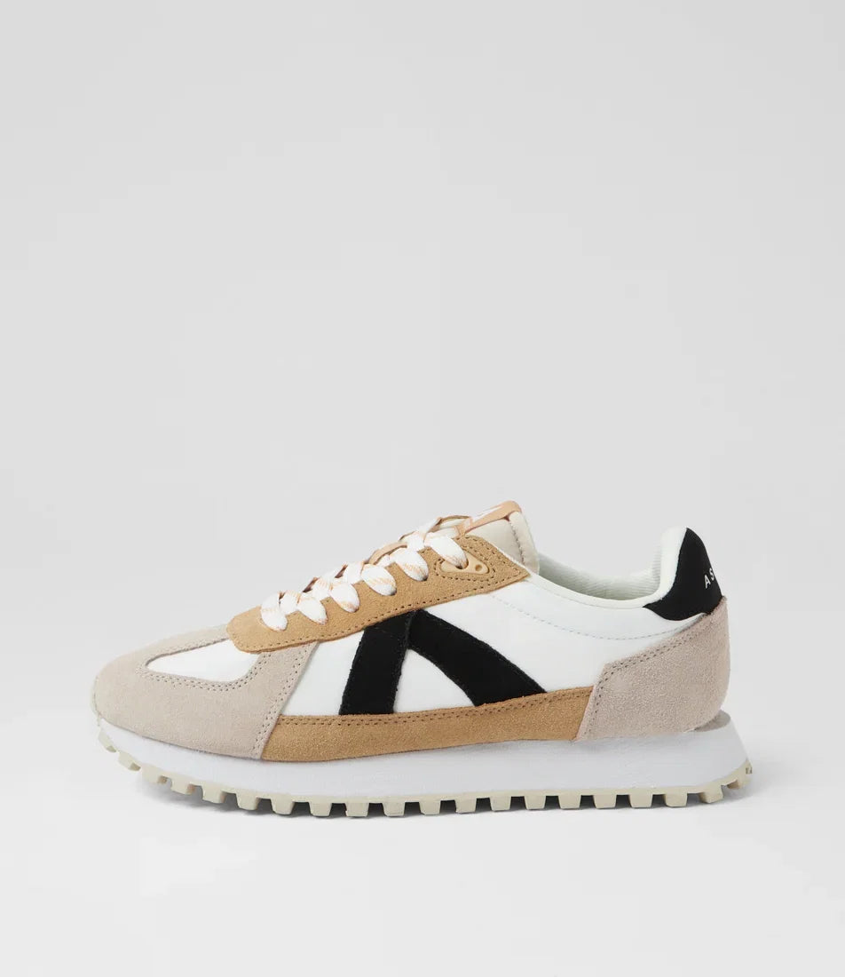ASVLT Gate Sneaker — White/Tan/Black