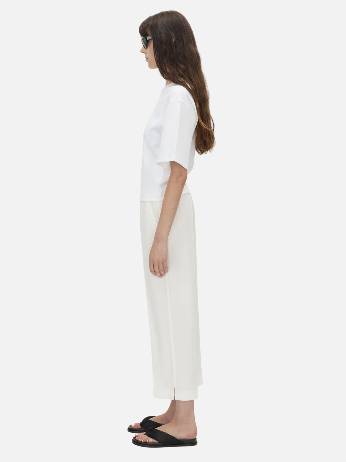 C & M Alba Boxy Tee - Soft White