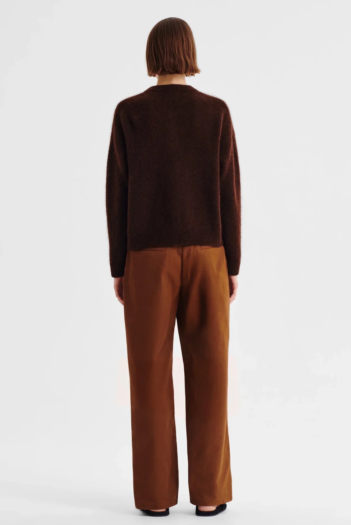 Albi Knit Cardigan - Chocolate