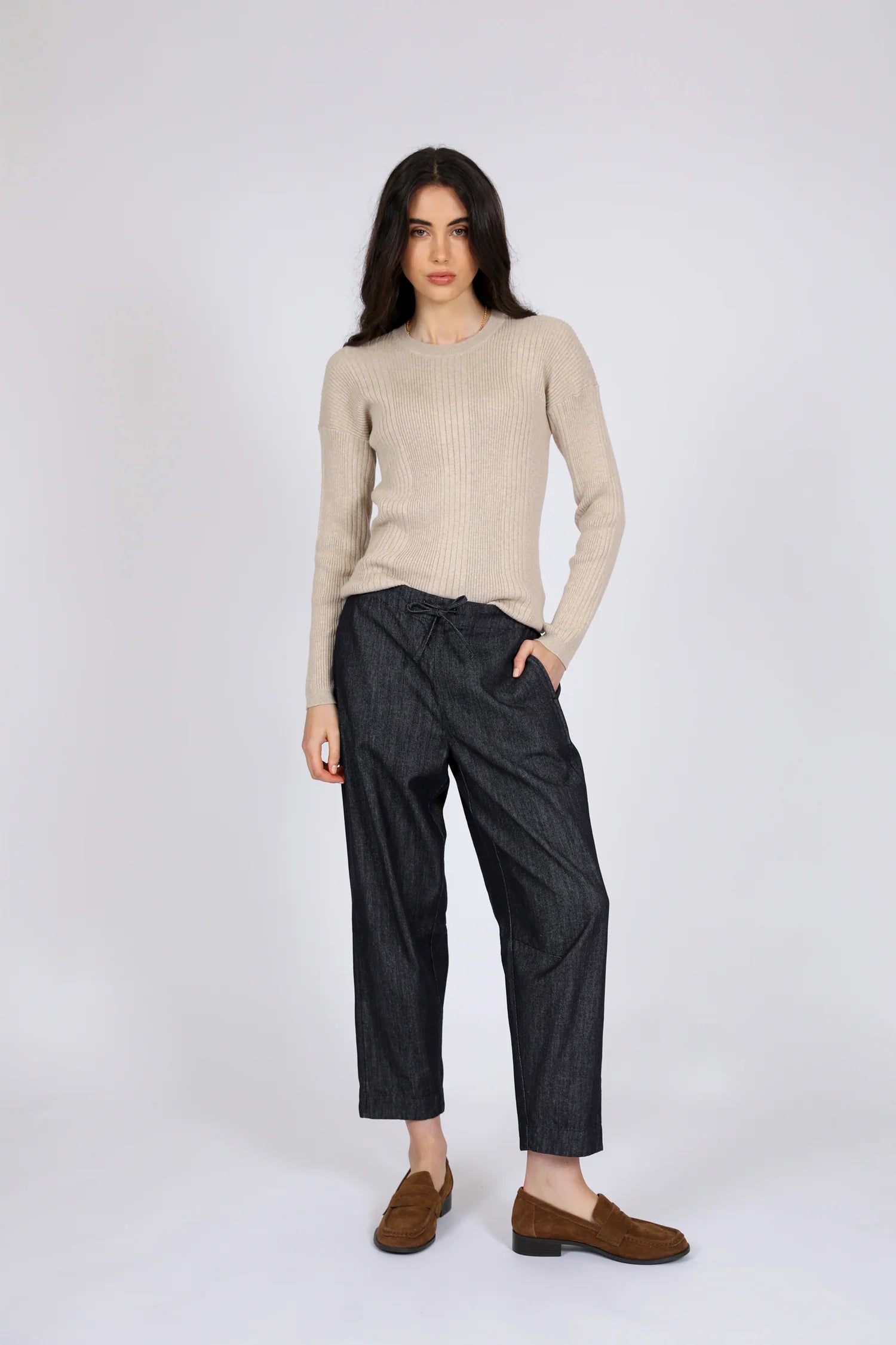 Beam Barrel Pant - Dark Wash