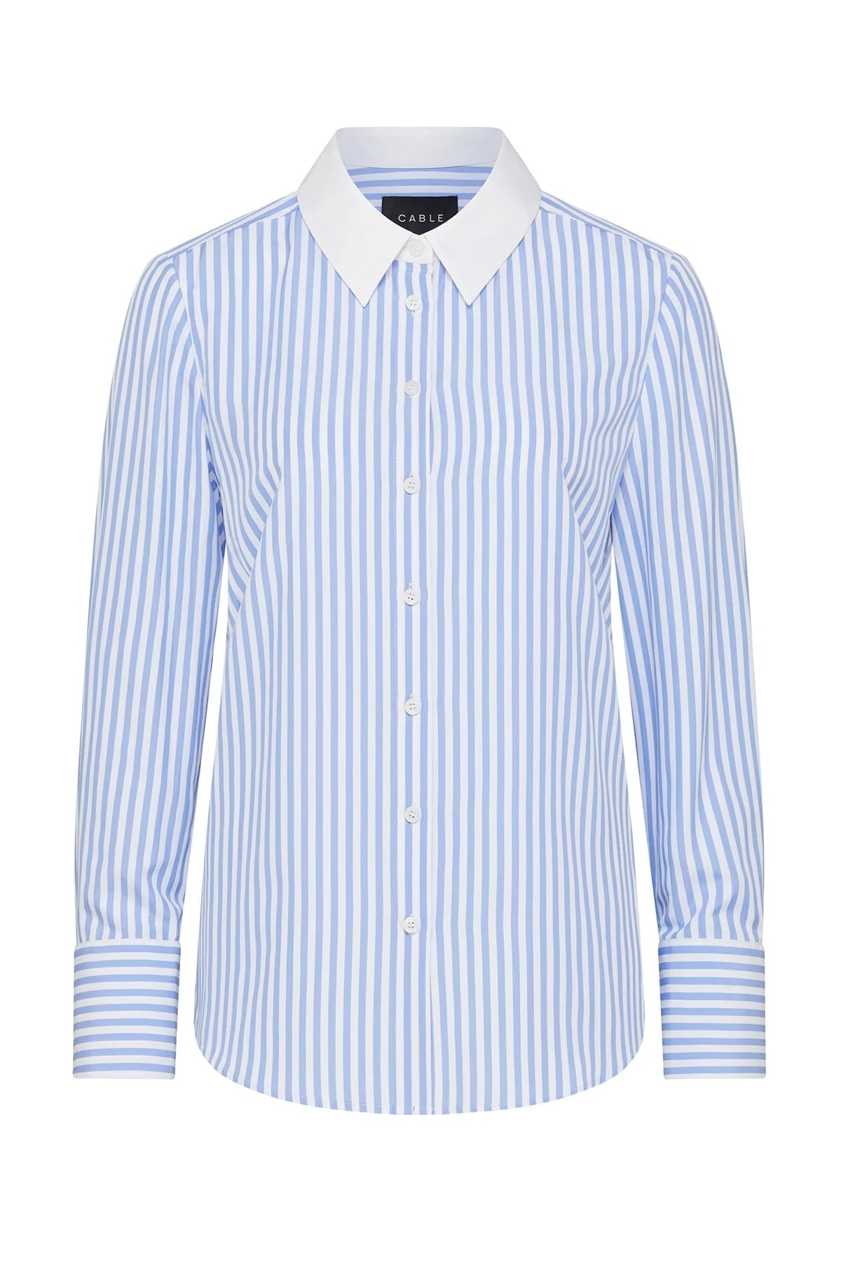 Cable Melbourne Paris Shirt - Blue Stripe