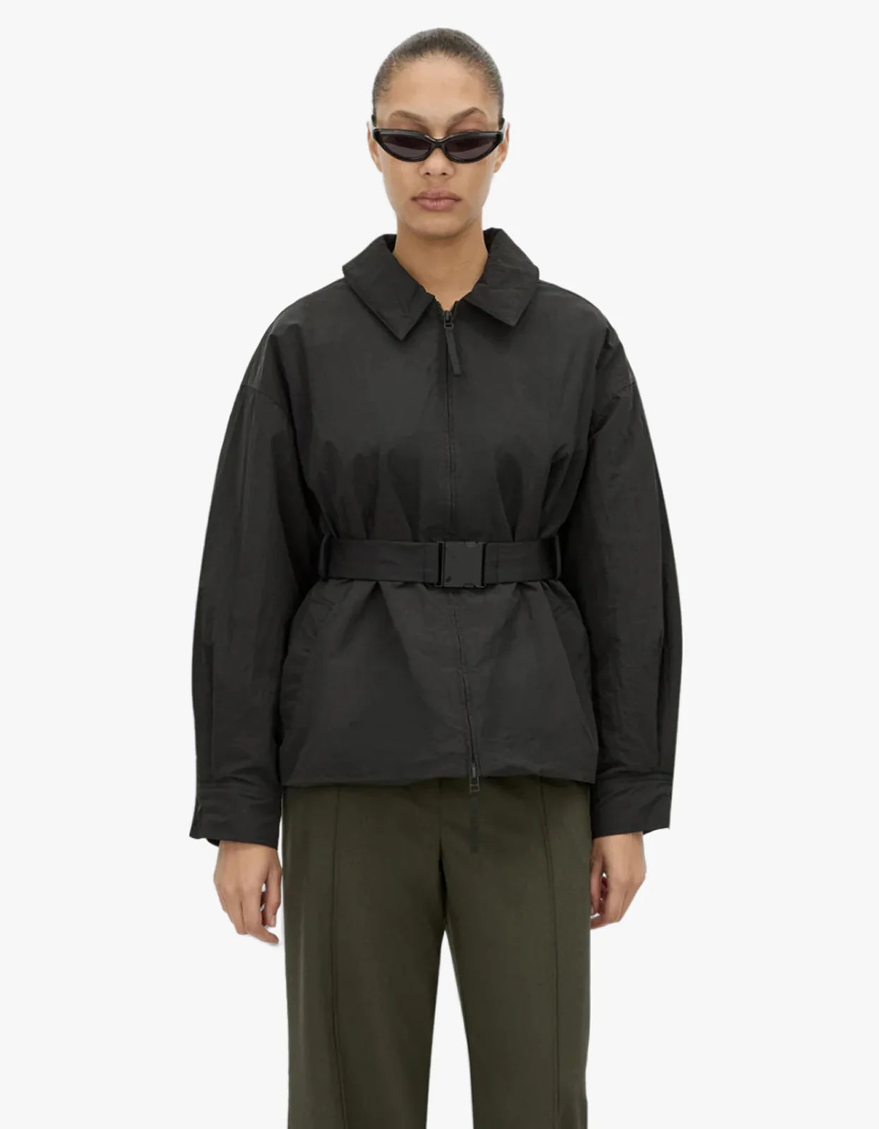 CAMILLA AND MARC Manon Padded Belted Jacket – Black