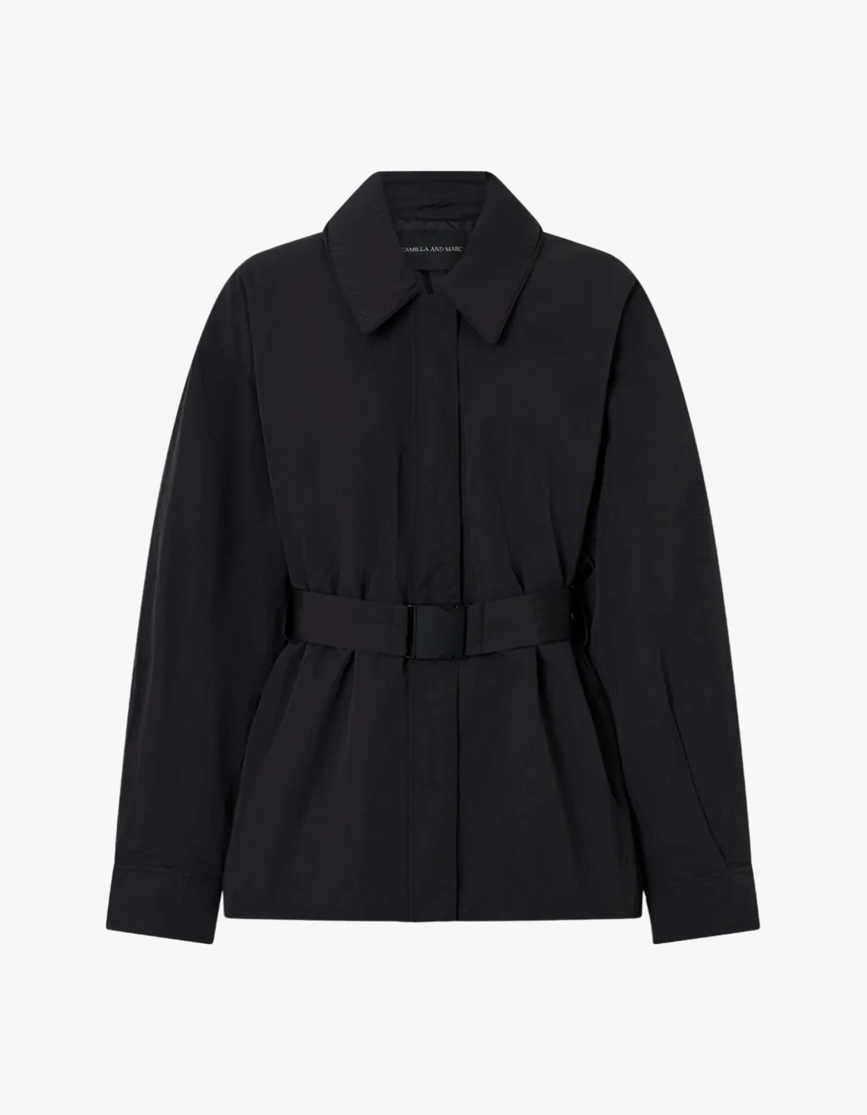 CAMILLA AND MARC Manon Padded Belted Jacket – Black