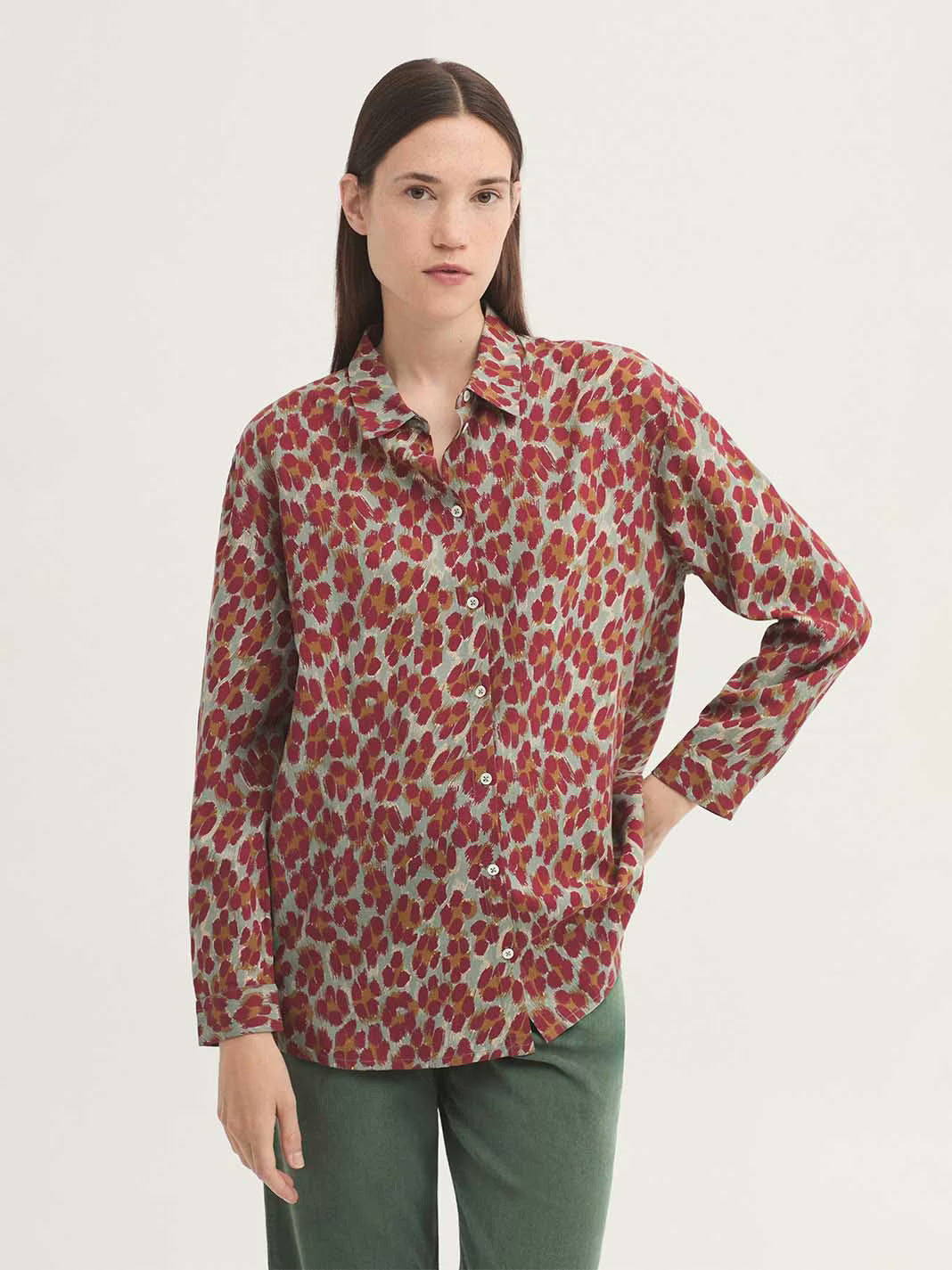Leopard Shirt - Red