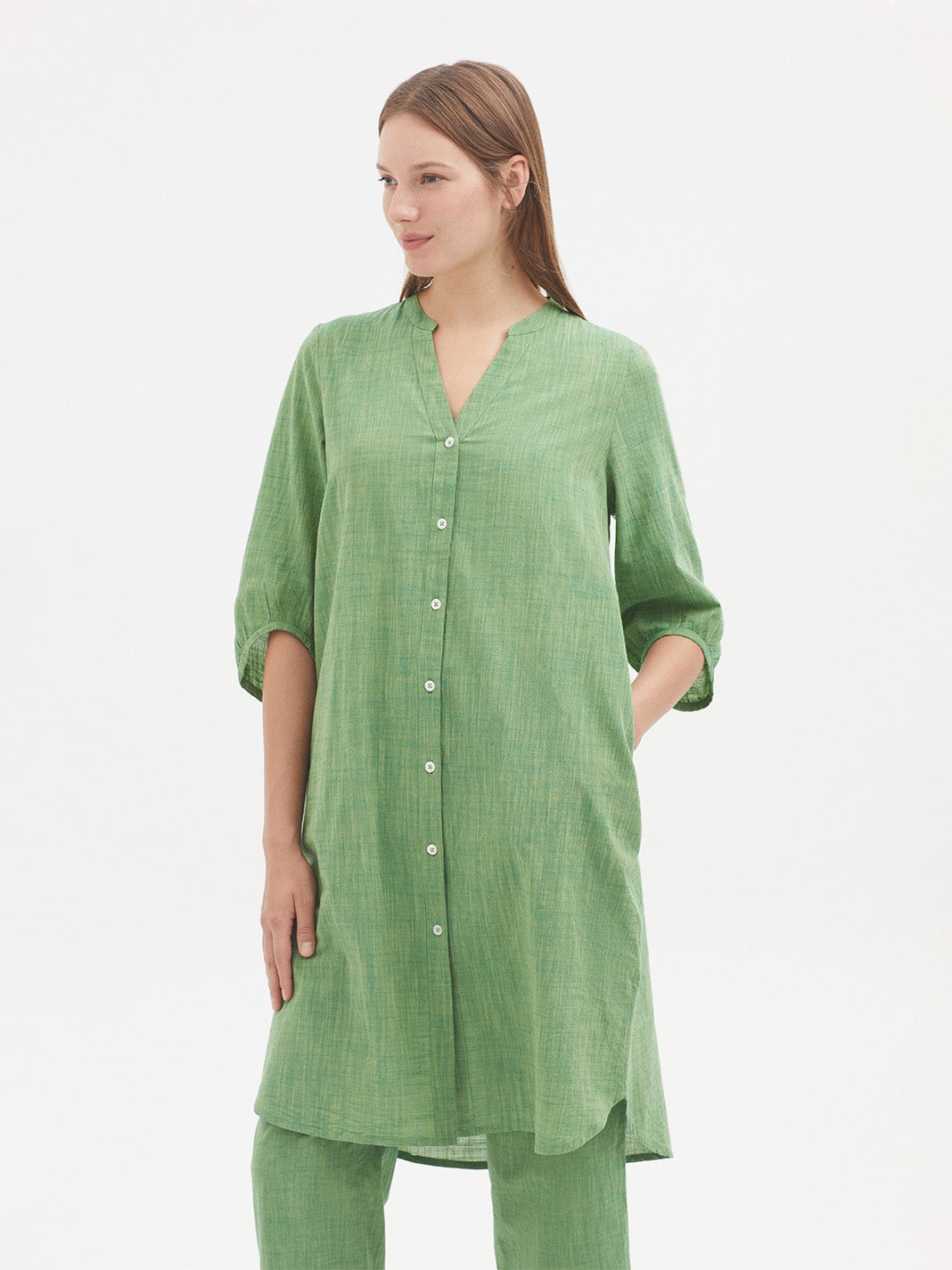 Chambray Shirt - Green