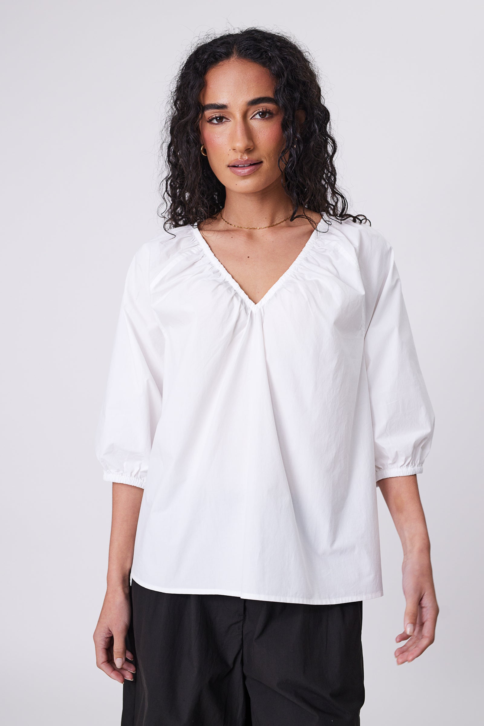 Cascade Blouse - Chalk