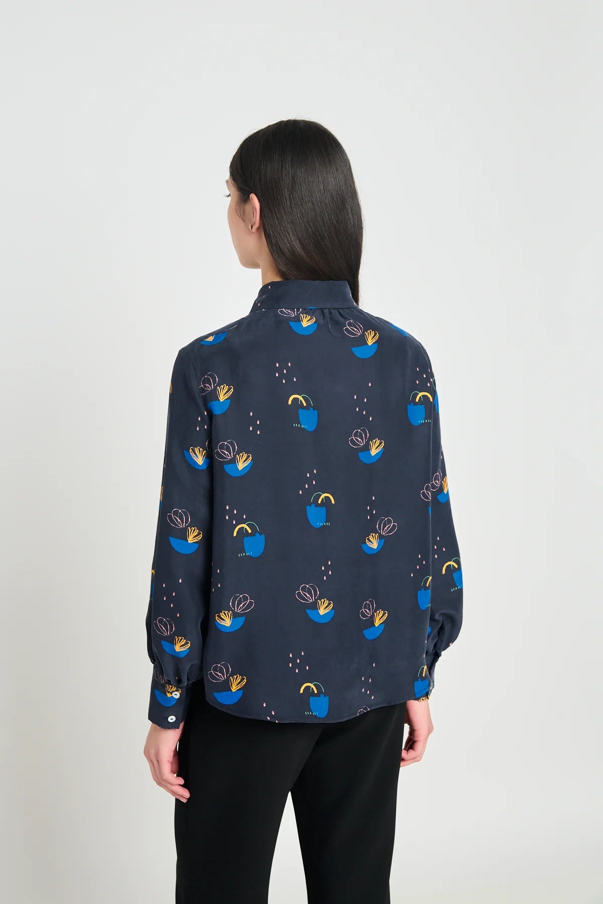 Patterns Shirt - Navy Daydream