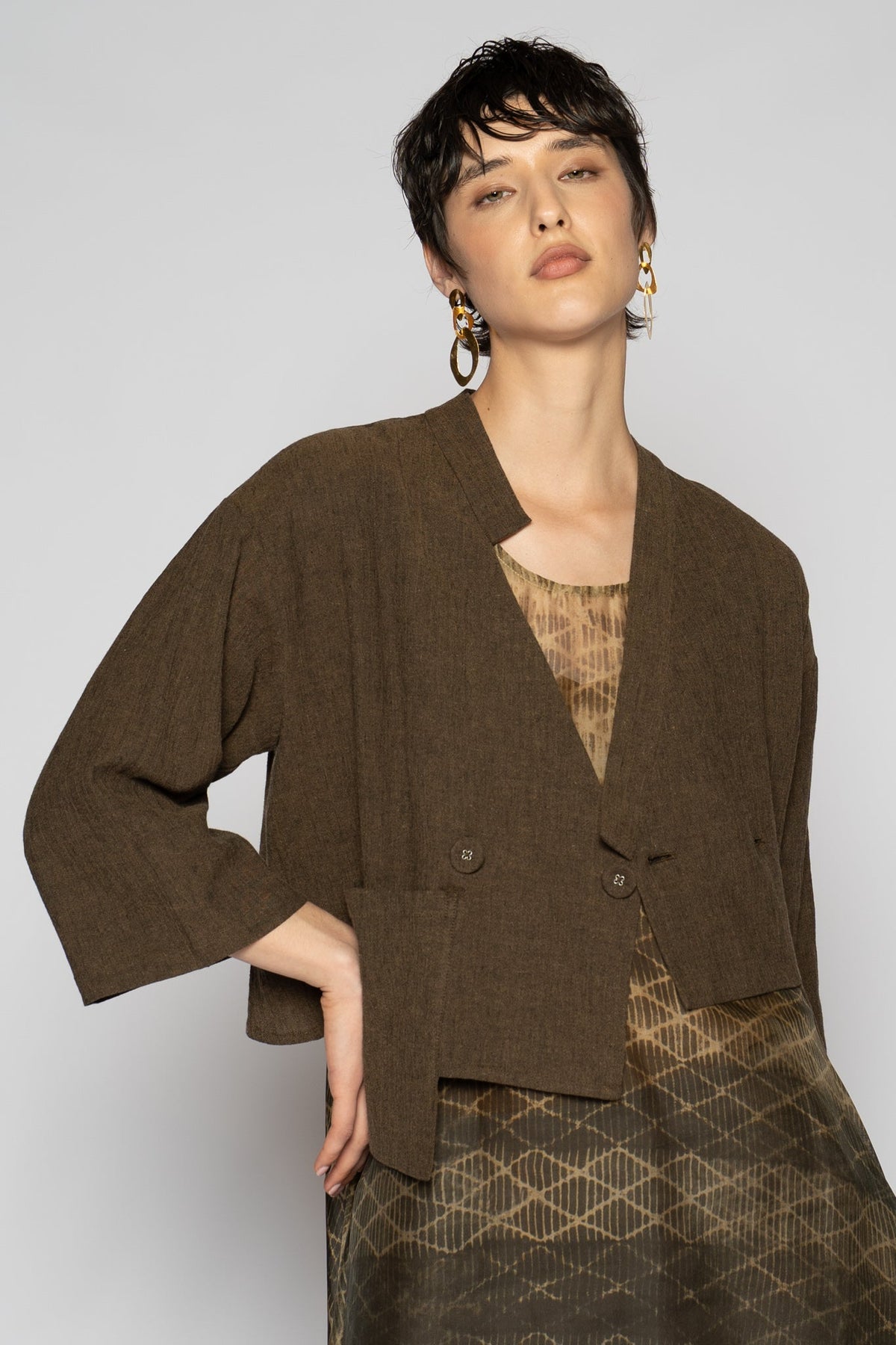 Dogstar Melange Jacket - Truffle