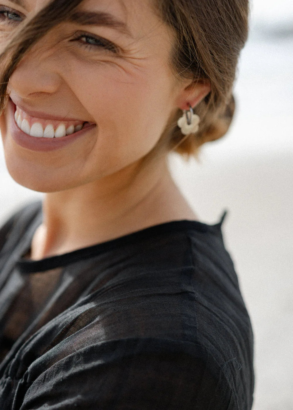 Daisy Earring - Silver