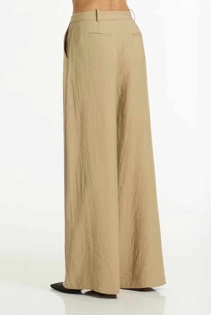 BLAK Eternity Wide Leg Tailored Pant - Camel