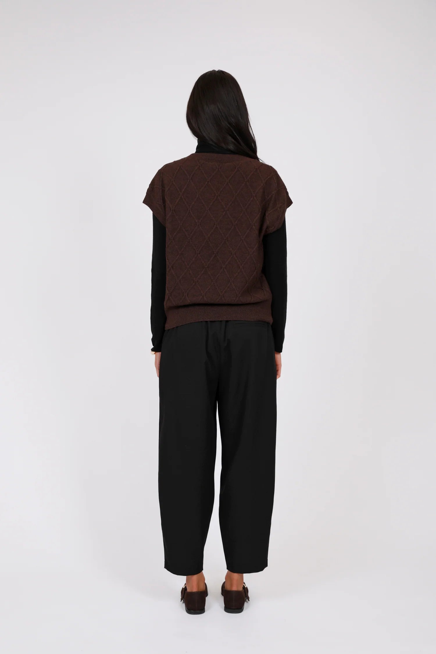 Marlow Frost Merino Vest - Java