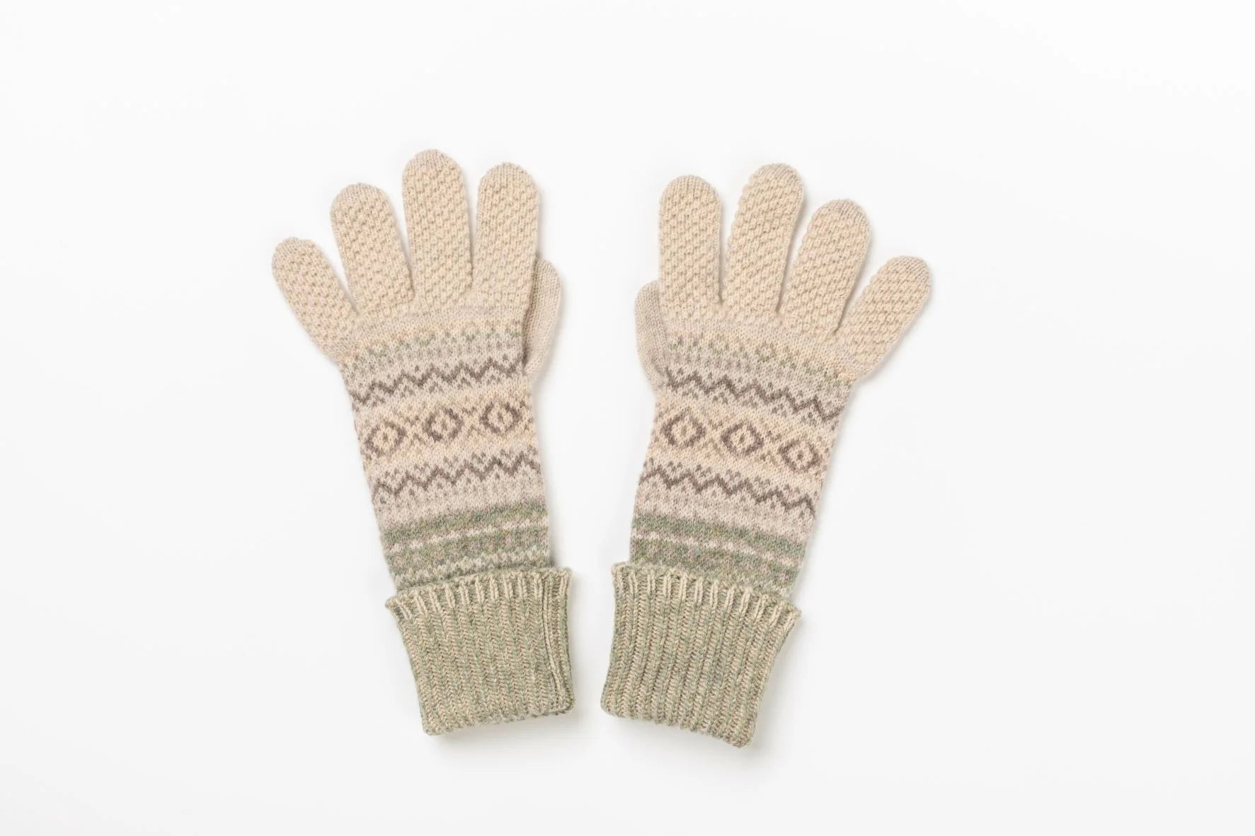 Eribe Alpine Rib Cuff Glove Edelweiss