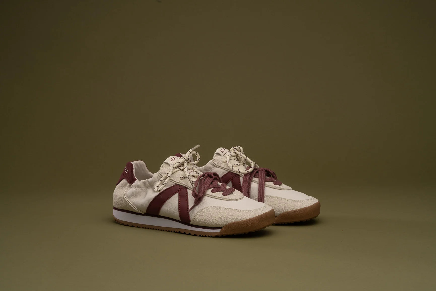 ASVLT Grace Sneaker — Cabernet Cream