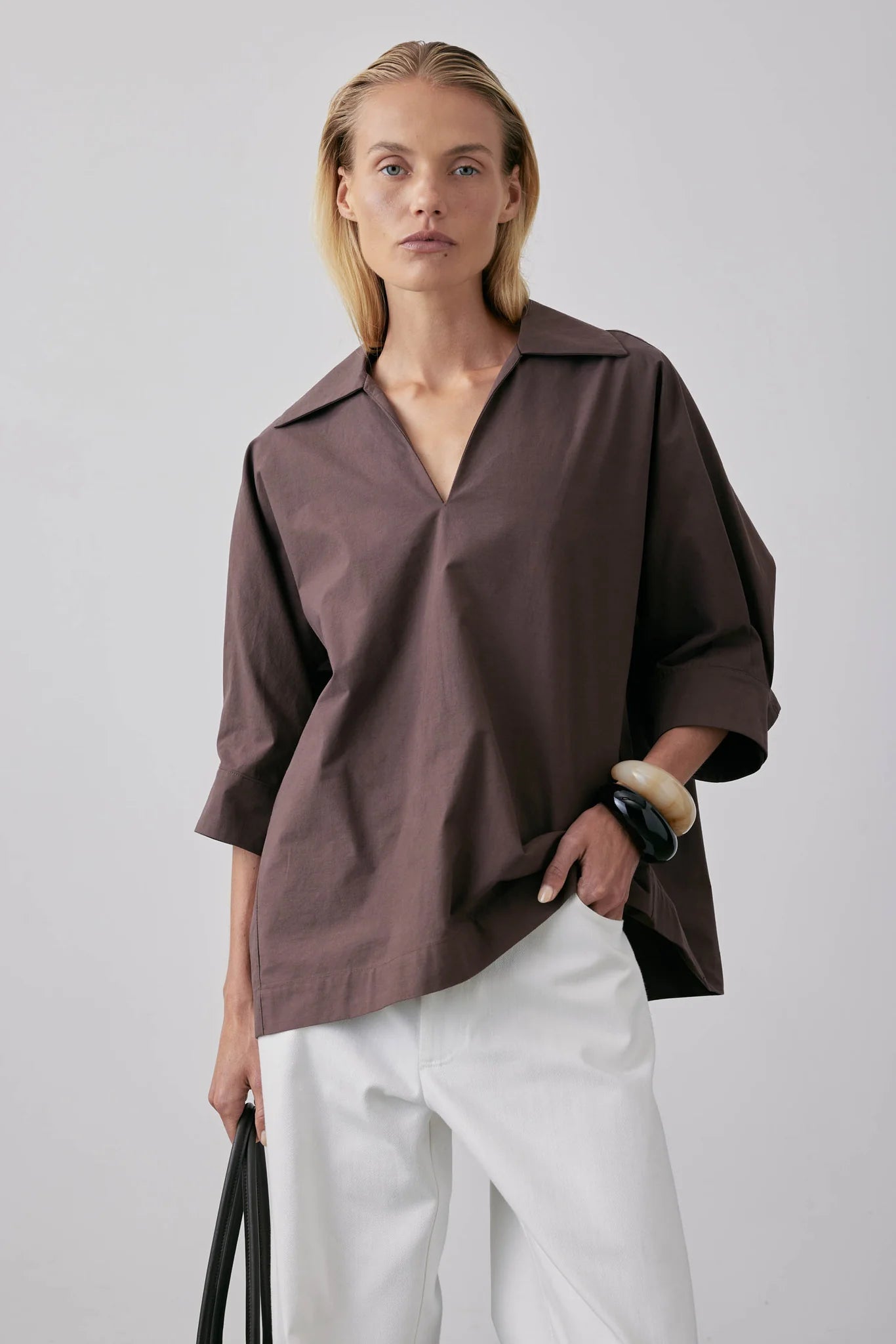 Silvio Top Short Sleeve - Barolo