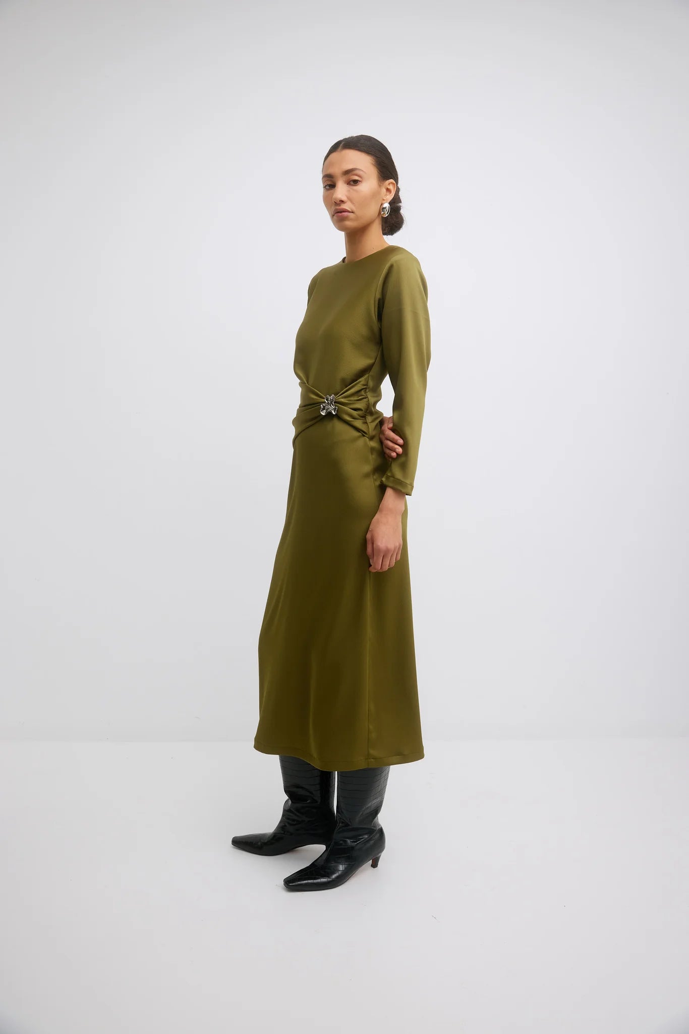 Bianca Dress - Olive
