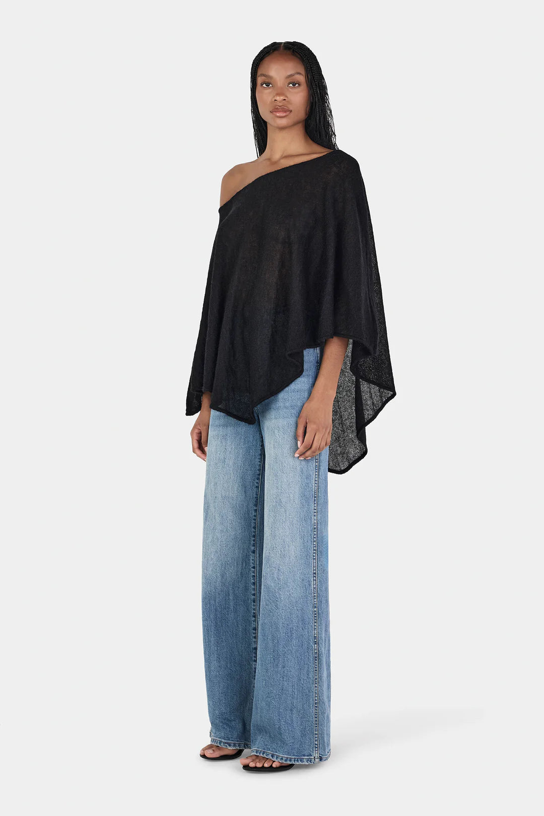 Simona Poncho - Black