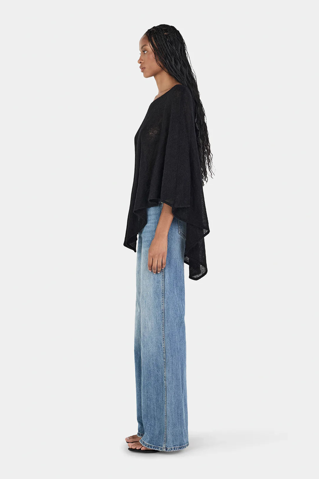 Simona Poncho - Black