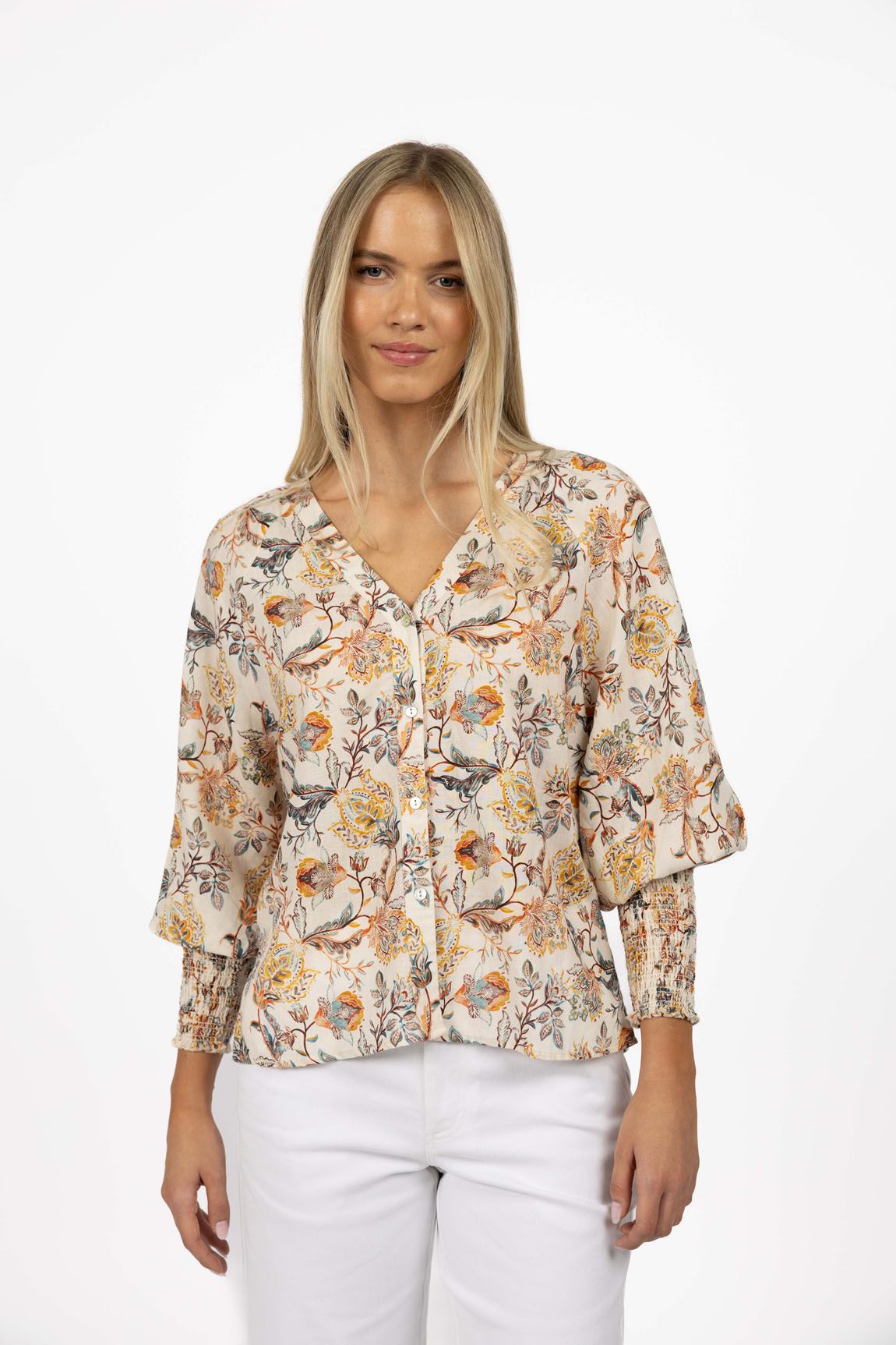 Frances Blouse - Kaffir Print