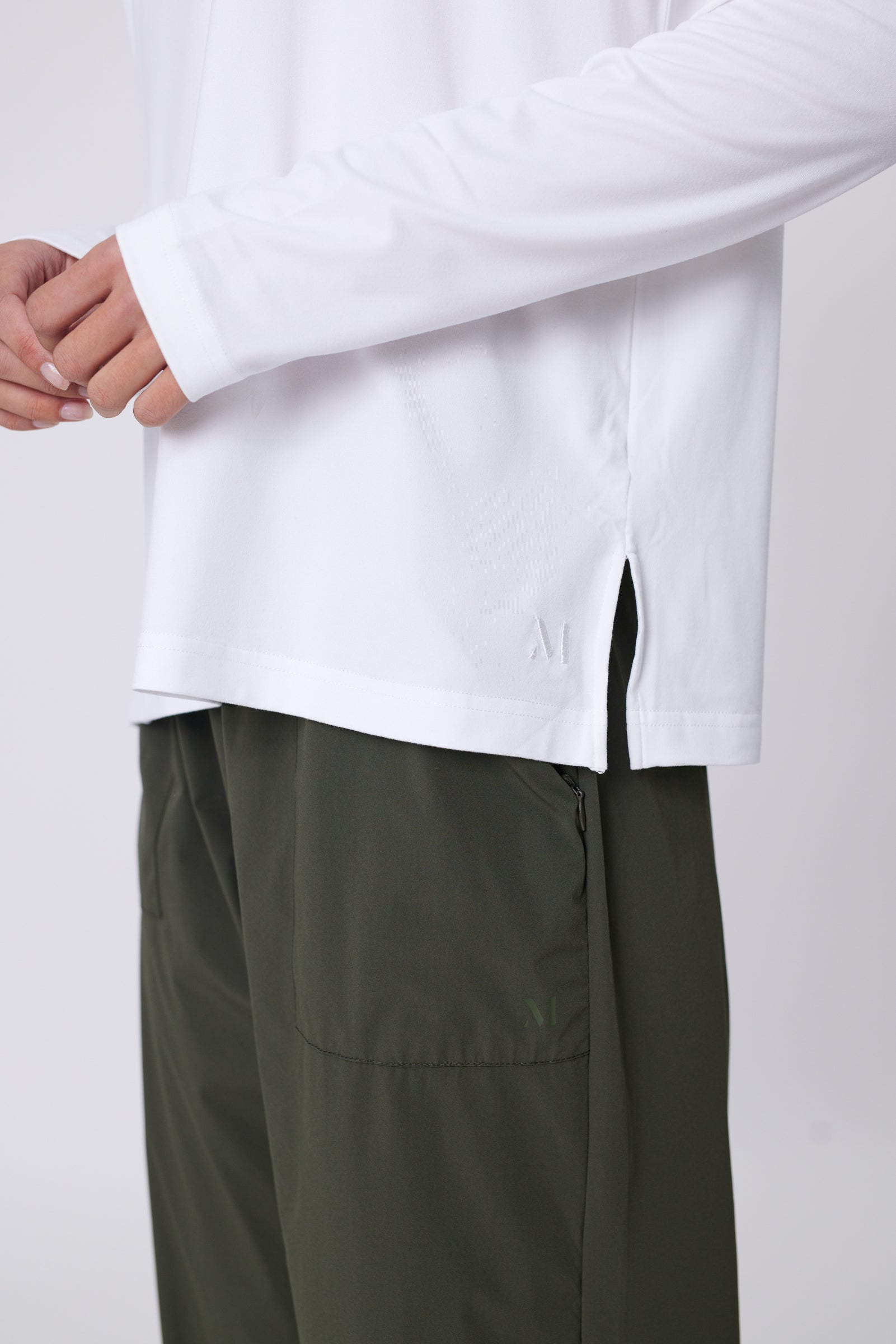 Half Time Long Sleeve Tee - Ivory