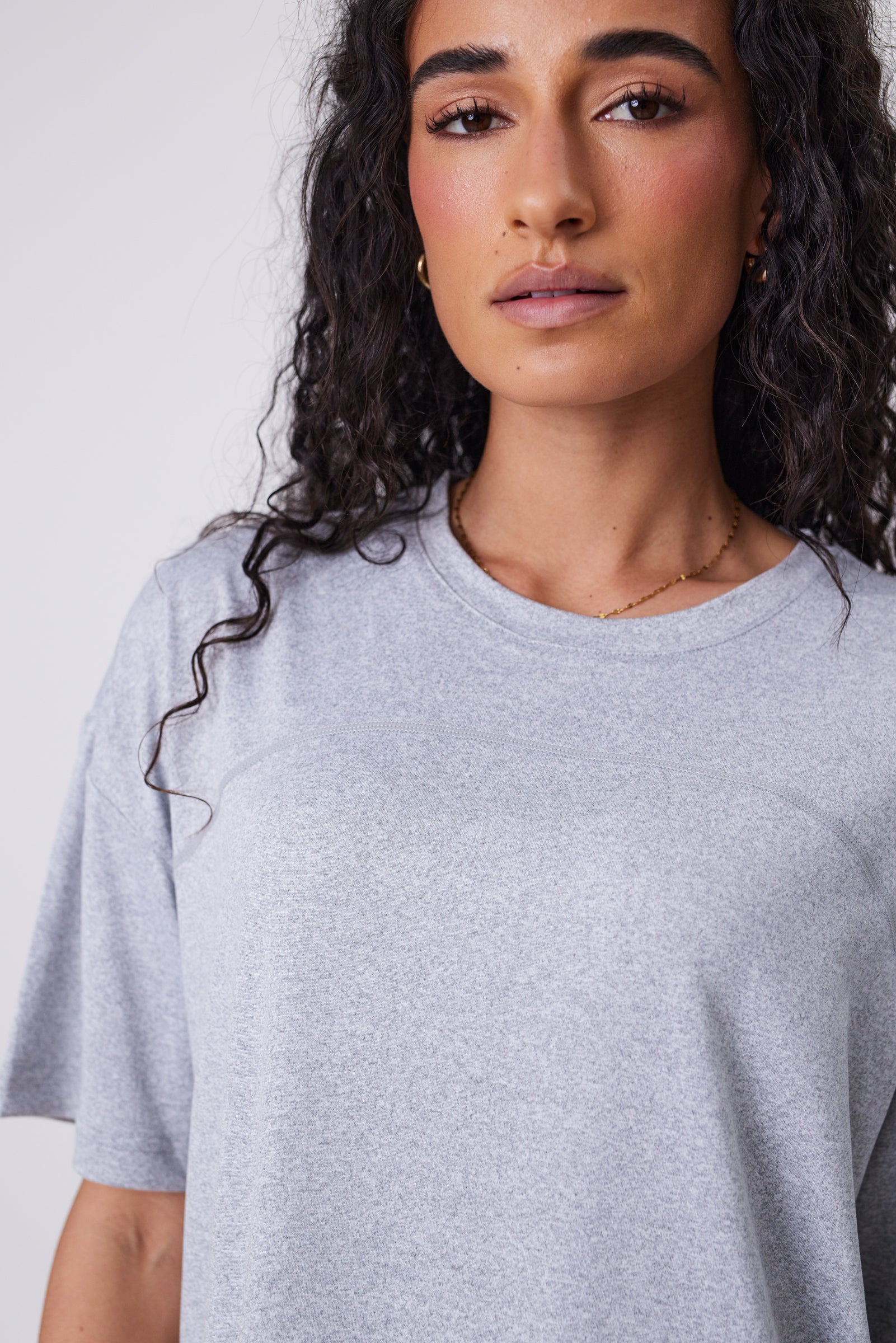 Half Time Short Sleeve Tee - Grey Marle