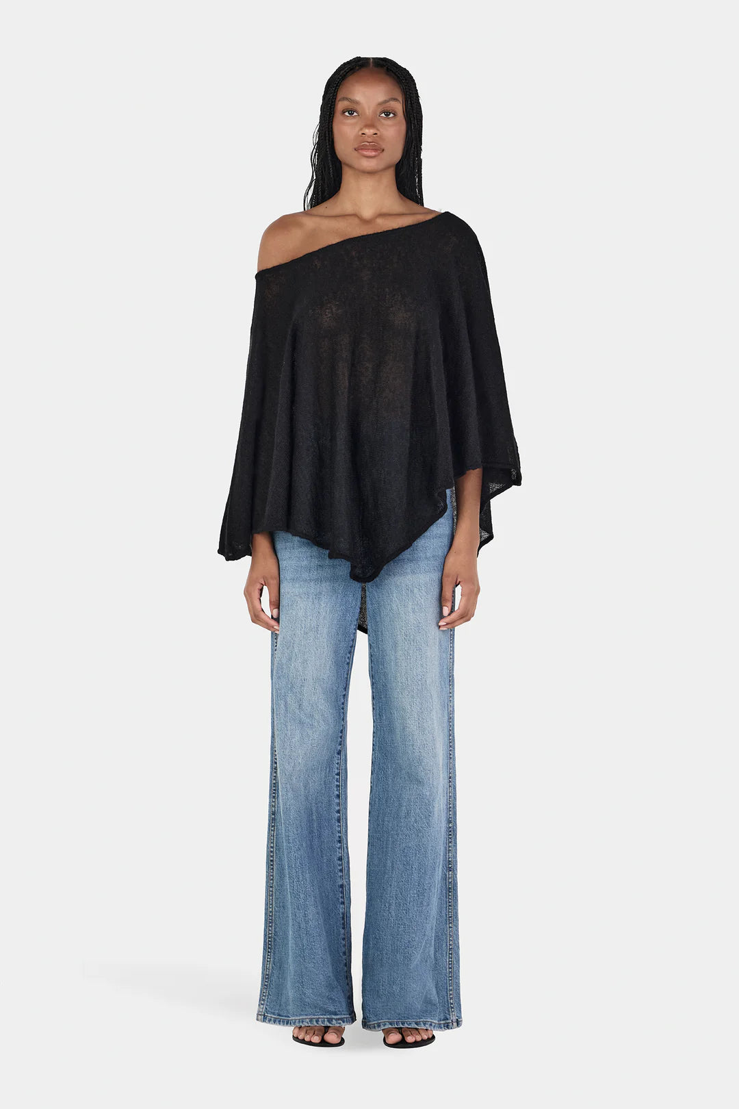 Simona Poncho - Black