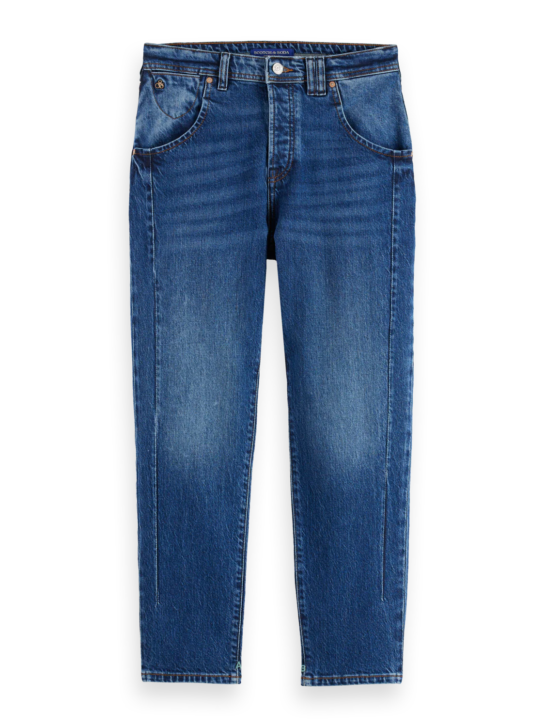 The Buzz Boyfriend Jeans - Tempo Blue