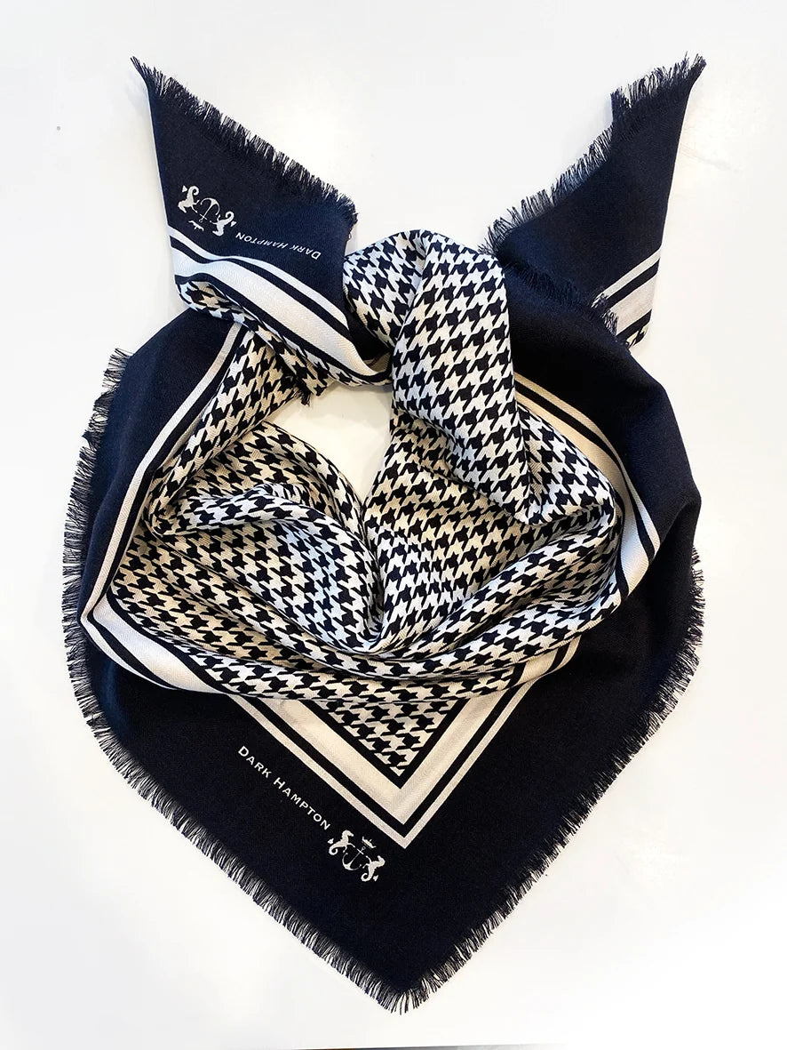 Dark Hampton The Hunter Petite Wool Silk Scarf
