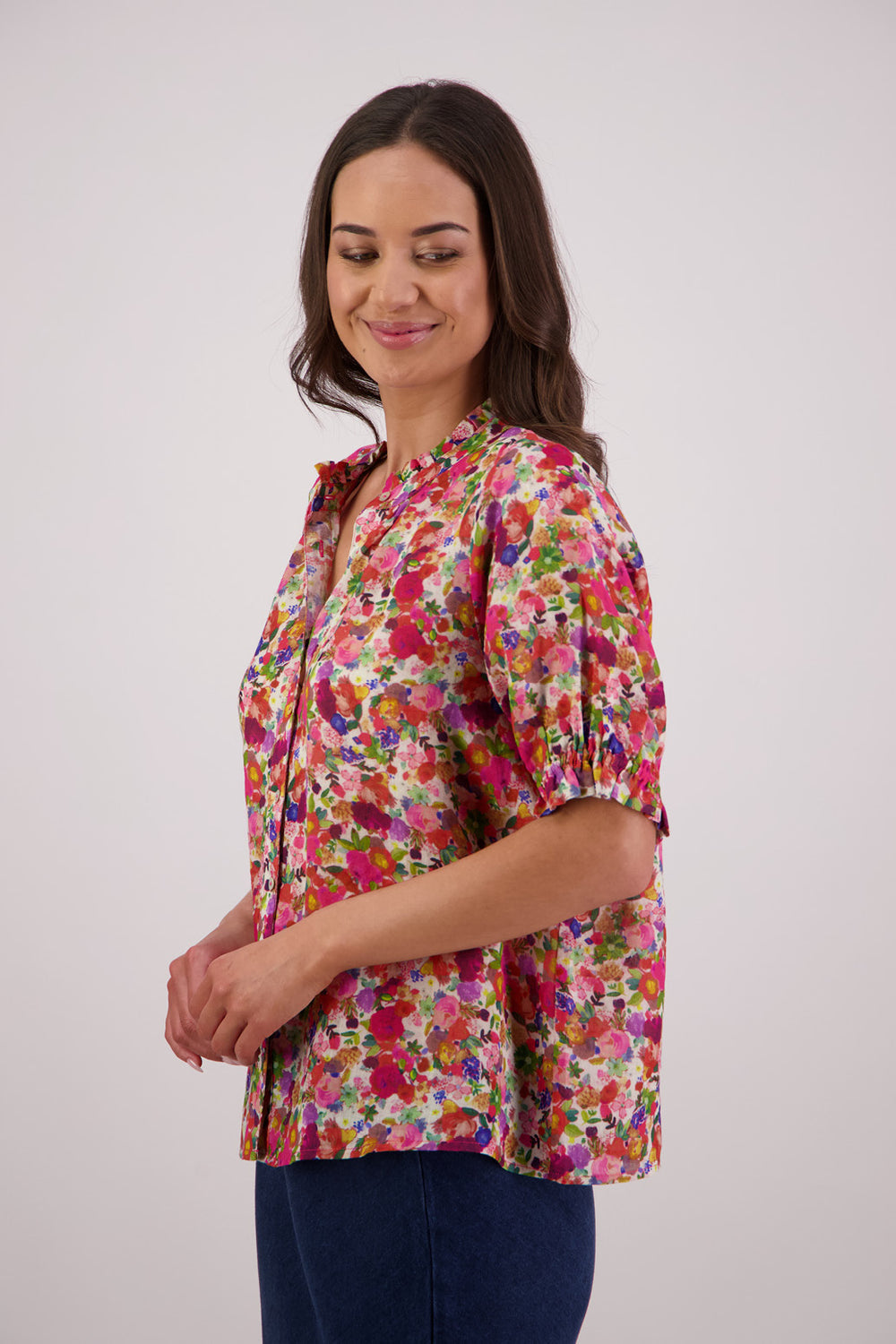 Briarwood Pearly Top - Bright Floral