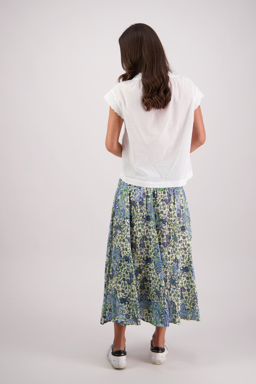 Briarwood Pandora Skirt - Blue Floral