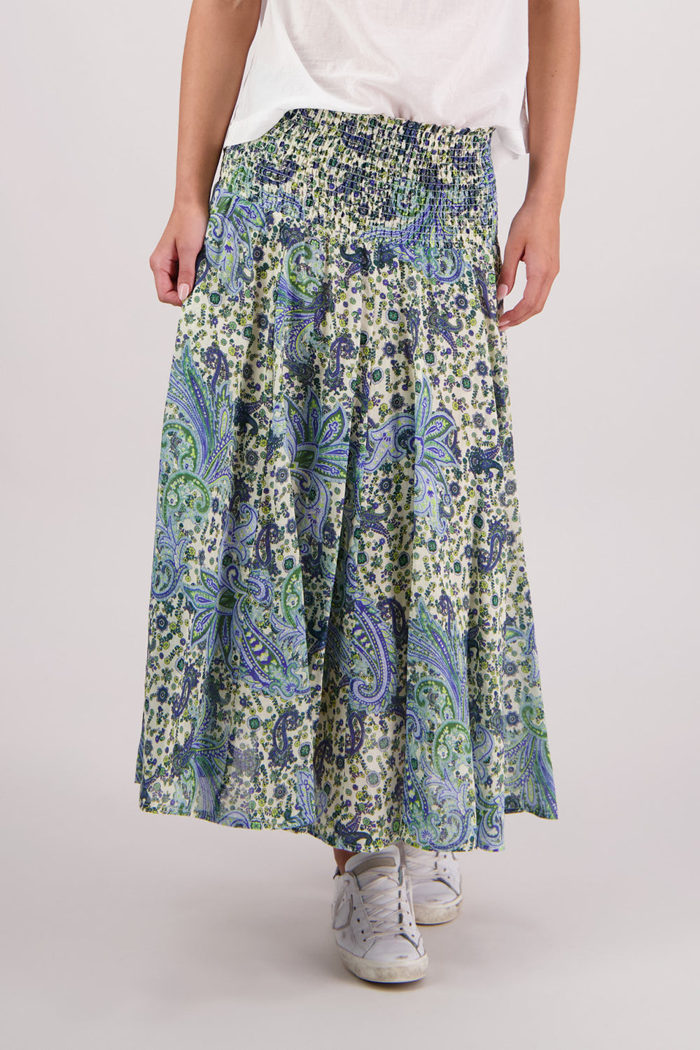Briarwood Pandora Skirt - Blue Floral