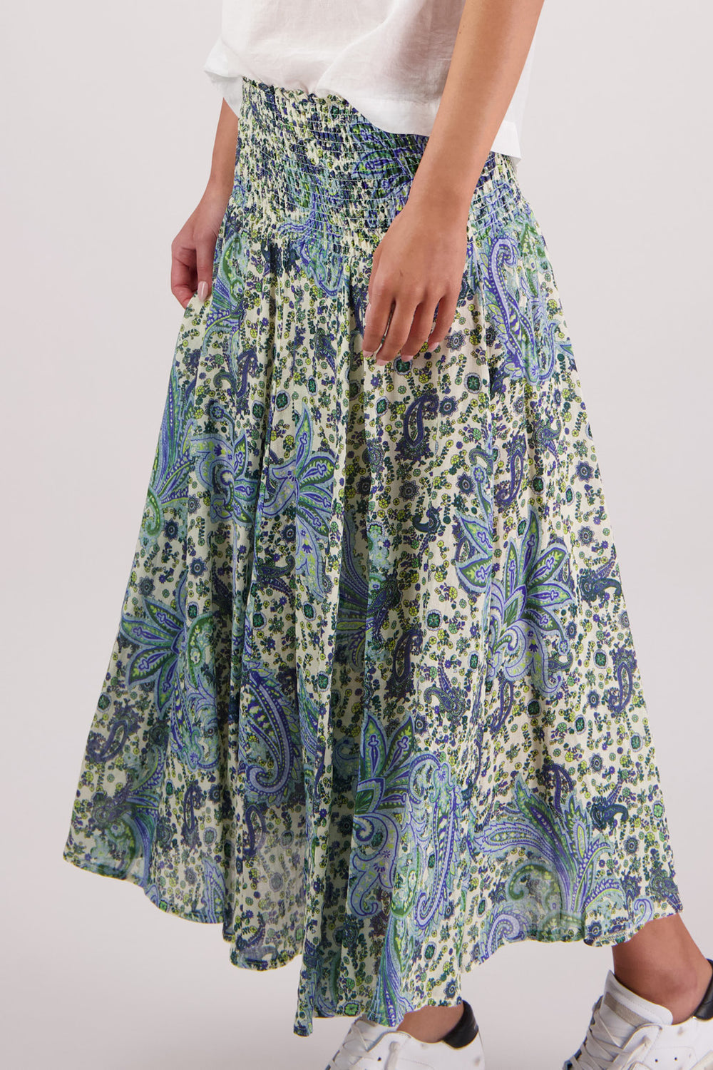 Briarwood Pandora Skirt - Blue Floral