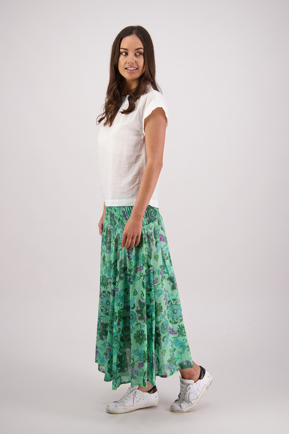 Briarwood Pandora Skirt - Green Floral